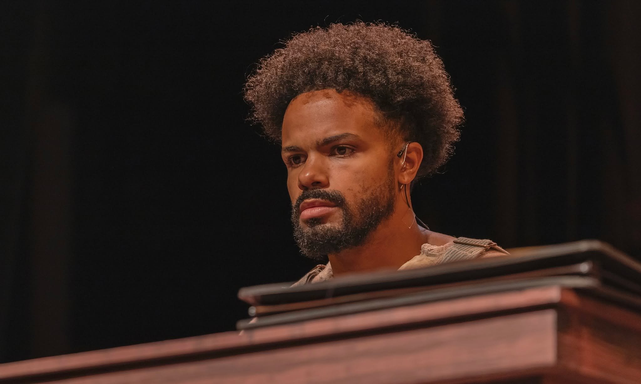 The trial of Tom Robinson is the emotional heartbeat of To Kill A Mockingbird &mdash; and Tom is portrayed with extraordinary depth and vulnerability by DeAundre&rsquo; Woods (@dre_woods). His performance grounds the courtroom with humanity, heartbre