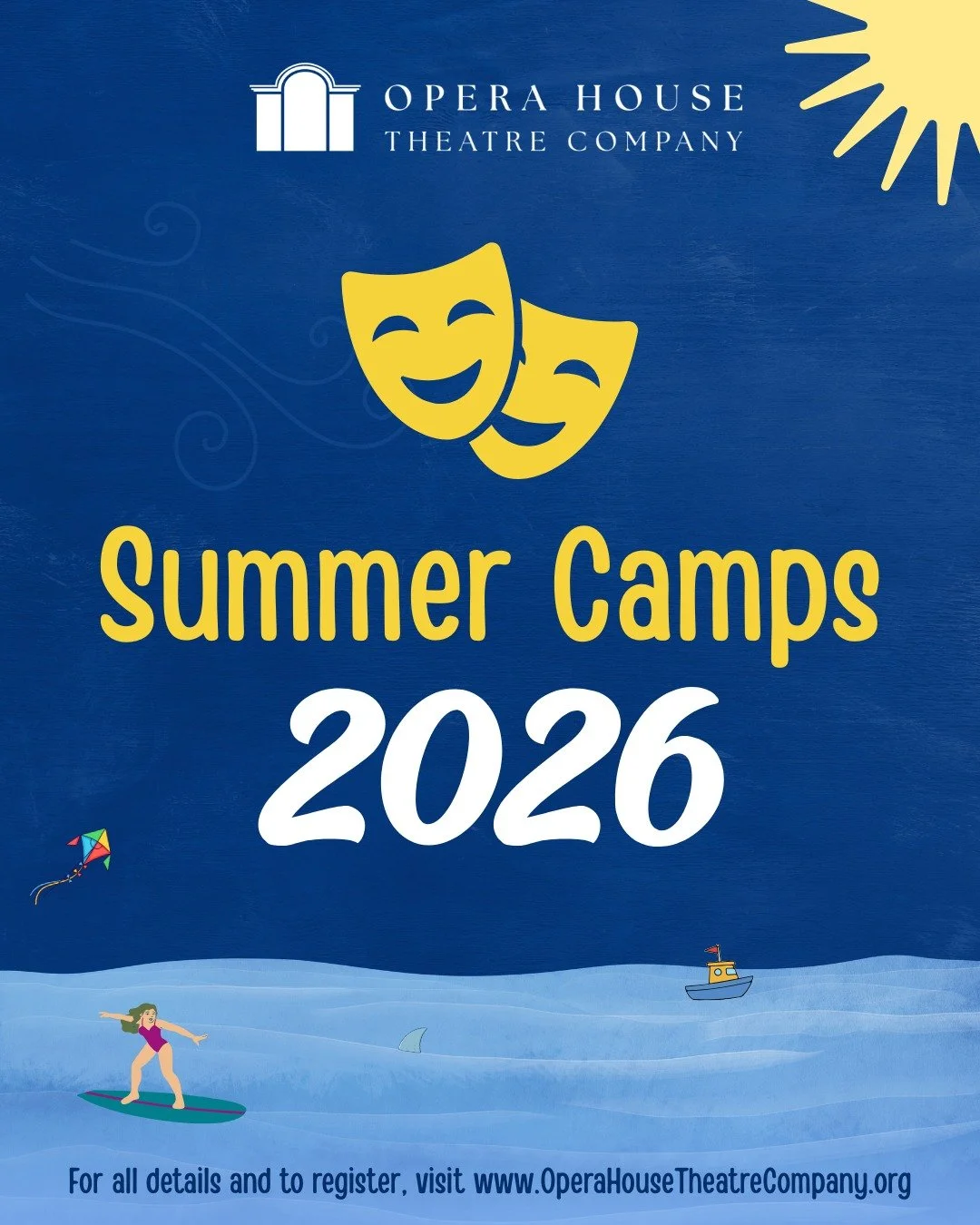 OHTC Academy is excited to offer several week-long Summer Camps for 2026 ☀️ Registration is now live for three classes! Spots are limited, so don&rsquo;t wait. #OHTC

For more information + registration:
https://www.operahousetheatrecompany.org/2026-