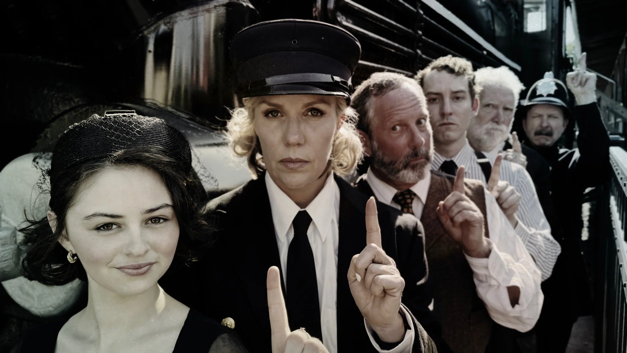 All aboard!!! 🤣🚂 The cast of #TheVarsityLine (@the.varsity.line) begins performances on Friday, May 1 in The Red Box at Thalian Hall (@thalianhall). We're proud to be presenting this original work - especially one that's guaranteed to be a laugh ri