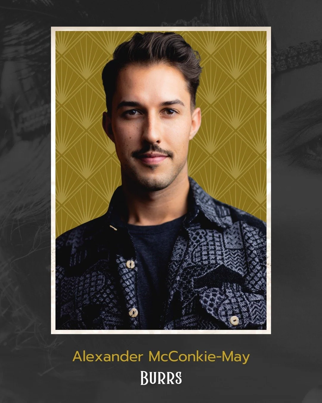Please join us in welcoming Alexander McConkie-May (@mcconksters), who has recently joined the cast of The Wild Party as Burrs! A graduate of the University of Utah with a BFA in Musical Theatre, Alexander has performed on cruise ships, cabaret stage