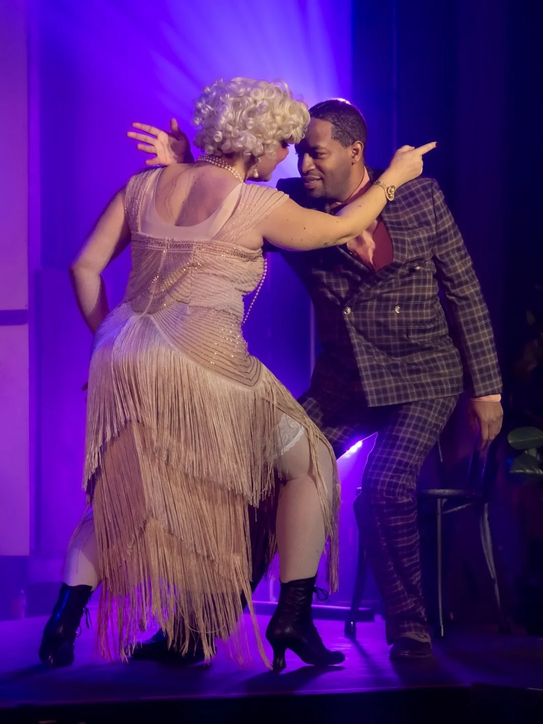 As the party rages, Queenie&rsquo;s wandering eyes land on a striking man named Black. Watch as the decadence reaches a climax this Thursday at in the Redbox Thalian Hall 🍸

🗓️ May 14-24, 2026
📍 The Red Box at Thalian Hall (@thalianhall)
🎟️ www.O