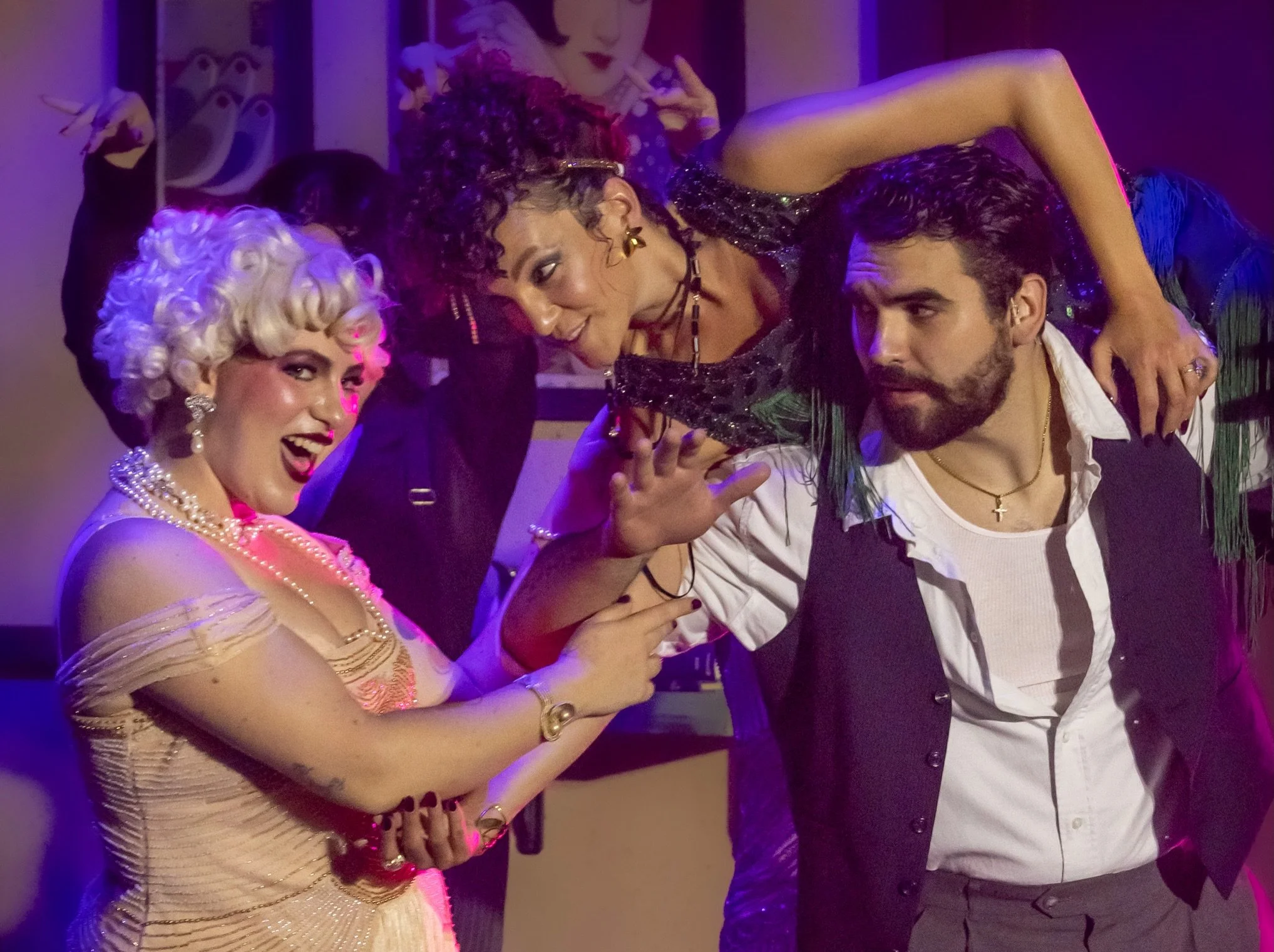 Eddie the boxer &amp; his girlfriend Mae are two of a kind 💞 Come join The Wild Party along with them tomorrow @ 7:30pm in The Red Box at Thalian Hall! 

🗓️ Thursday May 21 - Sunday May 24, 2026
📍 The Red Box at Thalian Hall (@thalianhall)
🎟️ www