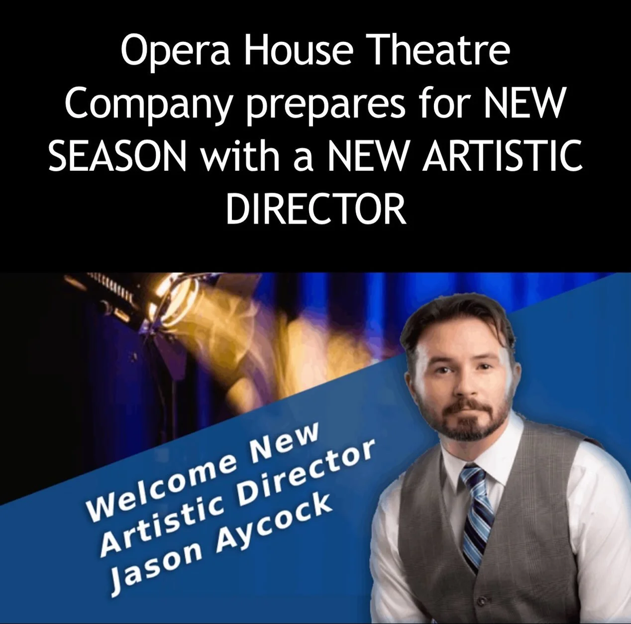 Our very own Jason Aycock will take the reins moving into our upcoming 42nd season. If you don&rsquo;t know Jason, he&rsquo;s served as company manager since 2021 and prior to that worked as performer, director, and choreographer. But c&rsquo;mon- yo