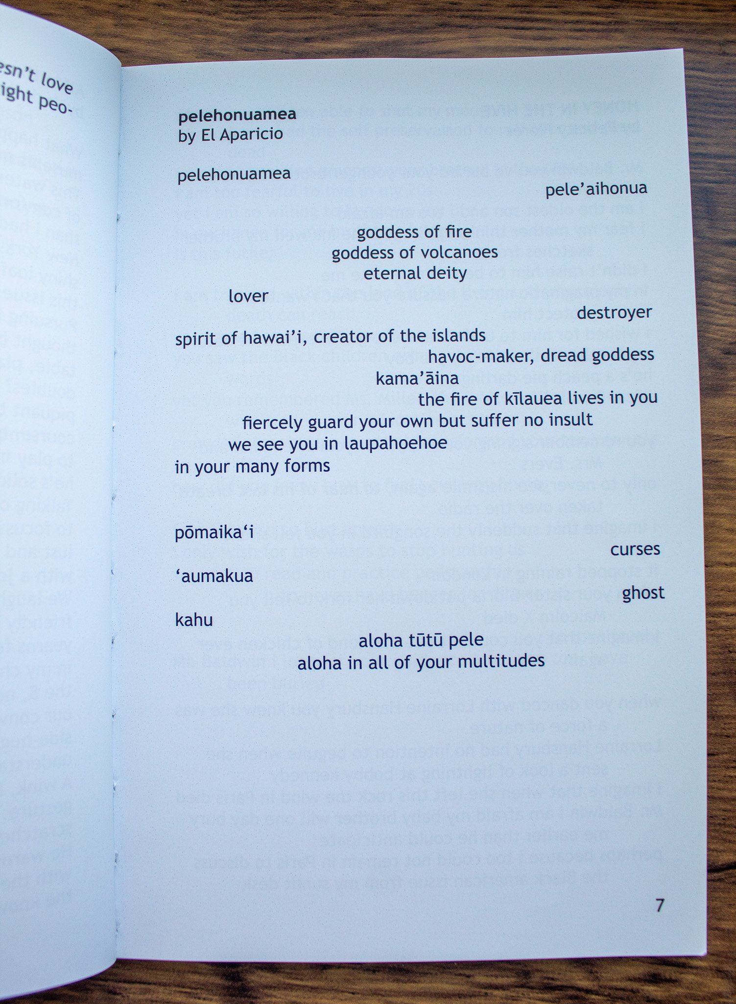 Poem by El Aparicio (64 Edition)