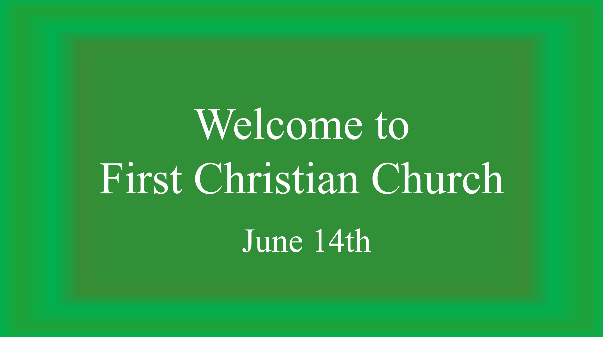 Traditional Service - 06.14.26