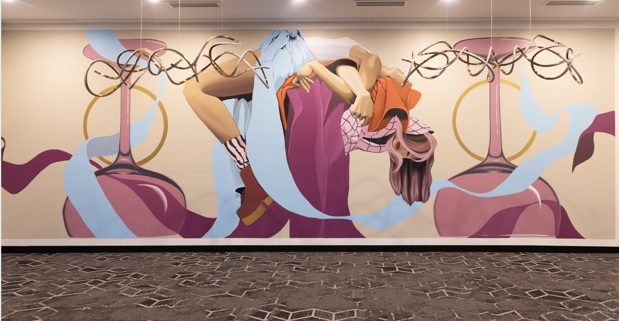 Hospitium Venue Mural - Colllingwood. Photo Credit Nella Pixel