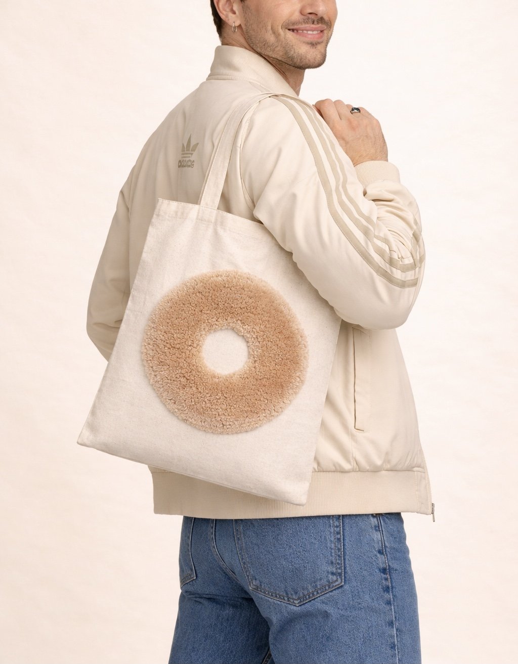 Douceur Tote Bag - White&Cream