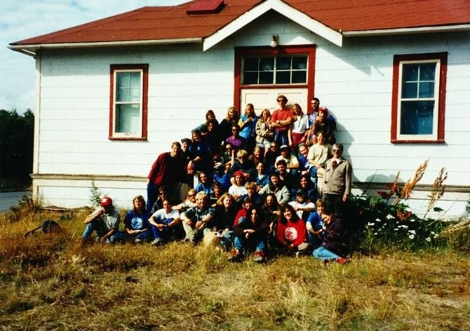 1995 JIRP Crew at Camp 30 (Atlin, BC). August 1995. Photo: M. J. Beedle