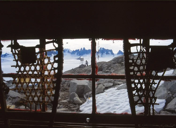 View from "The Institute" at Camp 10. Photo: M. J. Beedle