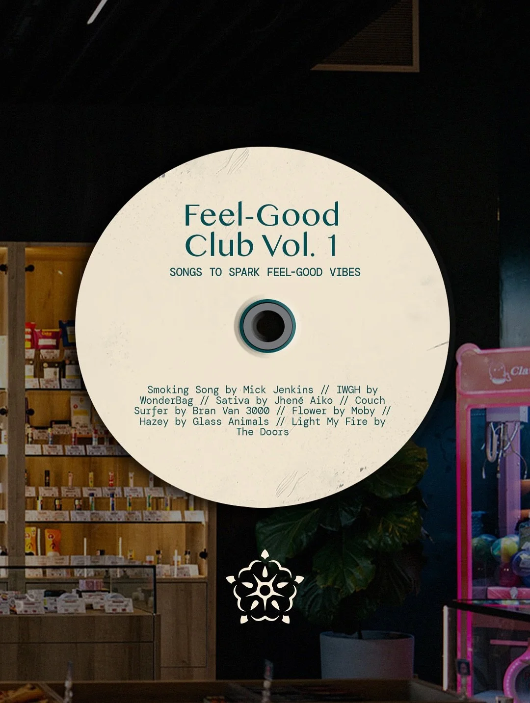 Circa 1818 Feel-Good Club: points, perks, playlists, and rewards. Ask about joining online or in-store.