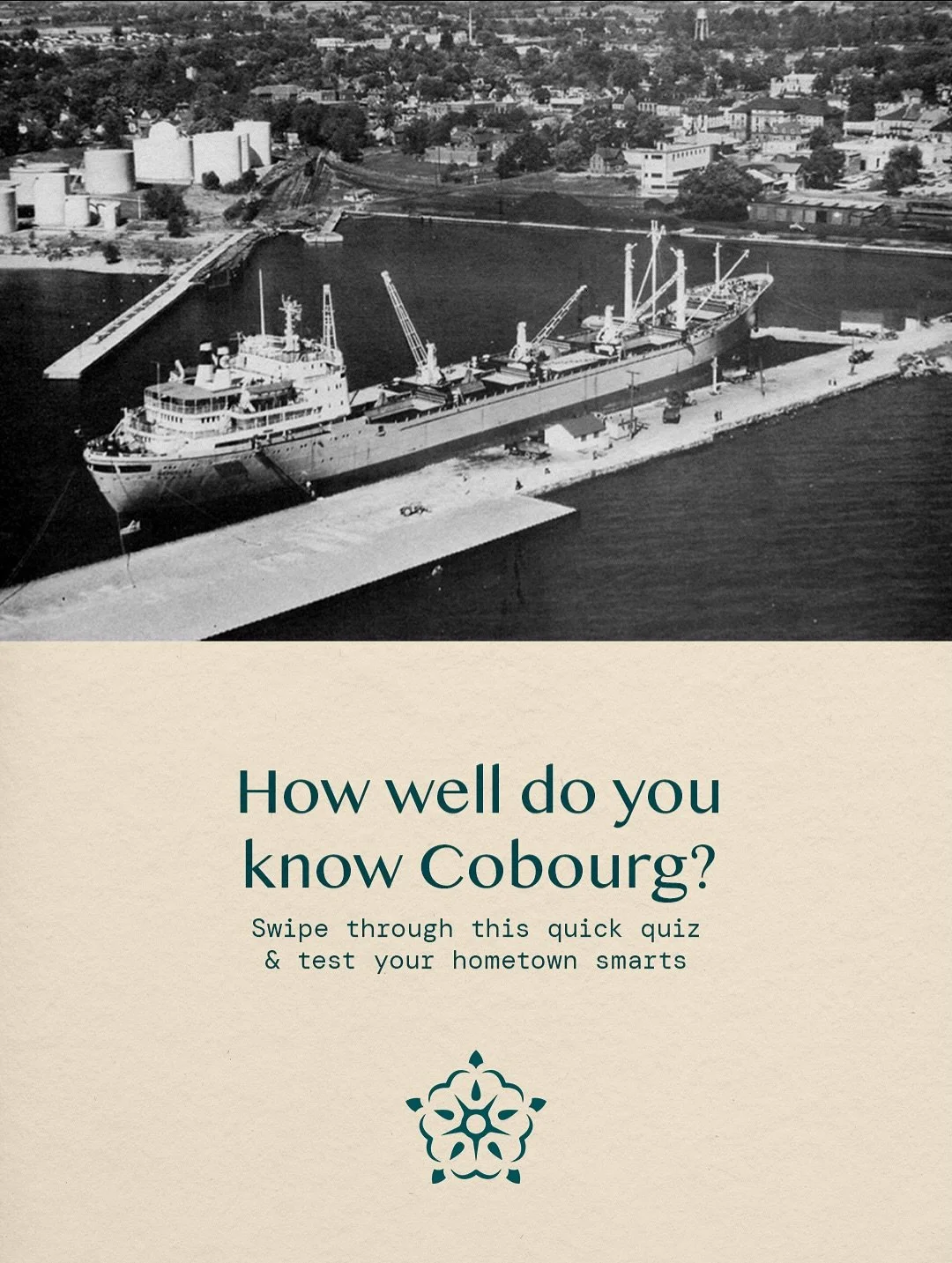 How well do you know our hometown? 🤫📝
Answers BELOW ⬇️

1. Victoria Hall was built in 1860.
2. The ferries were the S.S. Ontario No. 1 &amp; No. 2. 
3. Oscar-winning star Marie Dressler was born right here in Cobourg. 
4. Cobourg was renamed from H