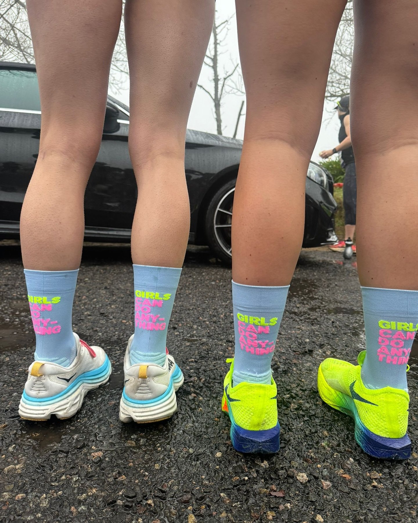 Just some wolves dancing in the rain 🐺 🌧️ 

&ldquo;Rain makes you run faster&rdquo;

We had THE BEST time at @jerseyhospicehalfmarathon yesterday. Thanks to all the volunteers and organisers for putting on such an awesome event!

We got some medals