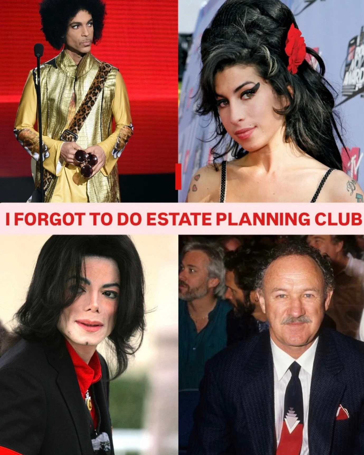 Don&rsquo;t forget planning for your loved ones sake❣️

Contact Info: dm for inquires/ email : gaylegelbard@gmail.com 

#celebritydeaths #planahead #estateplanning