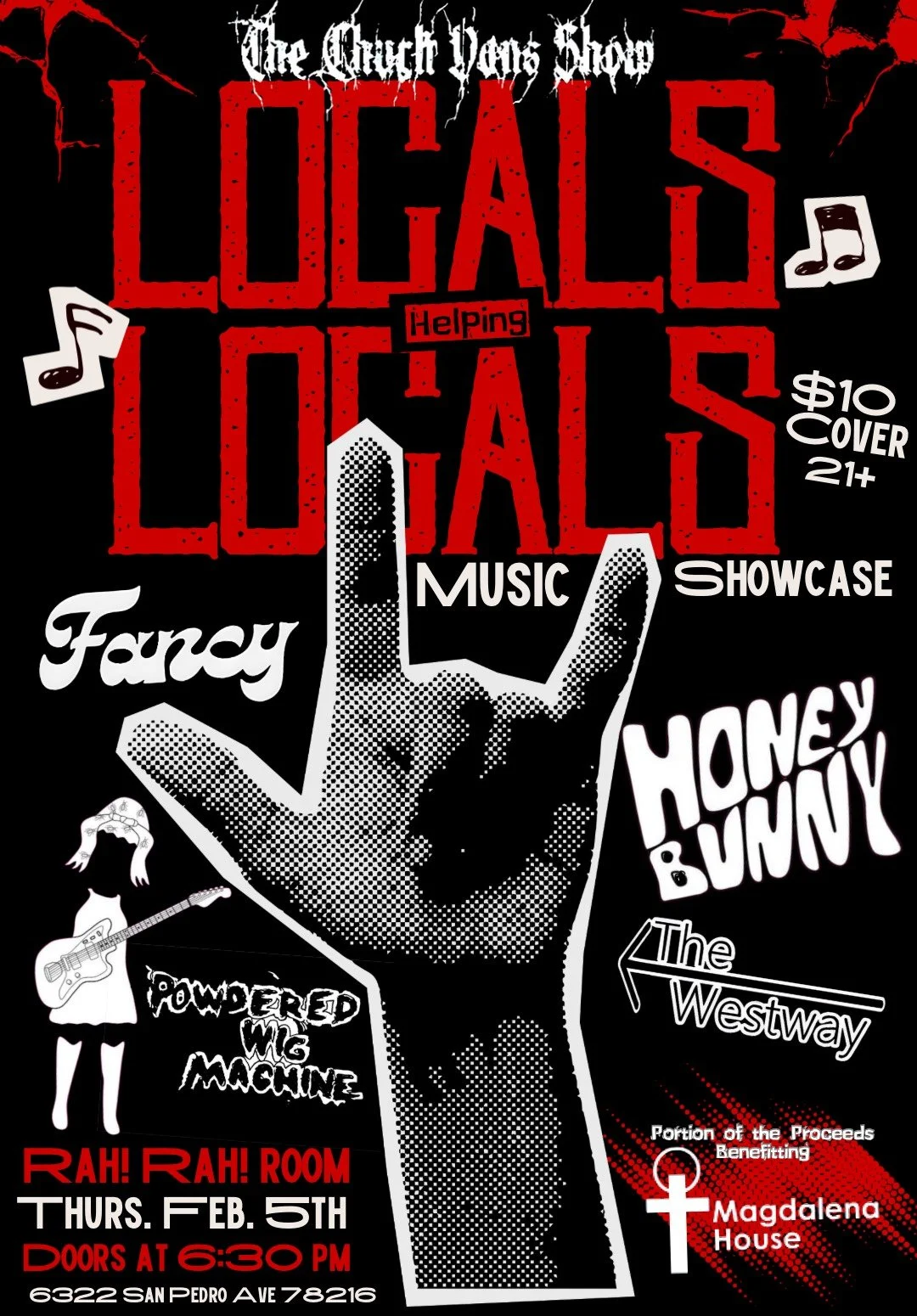 Chuck Vans Presents: Locals Helping Locals — Live at Rah! Rah! Room