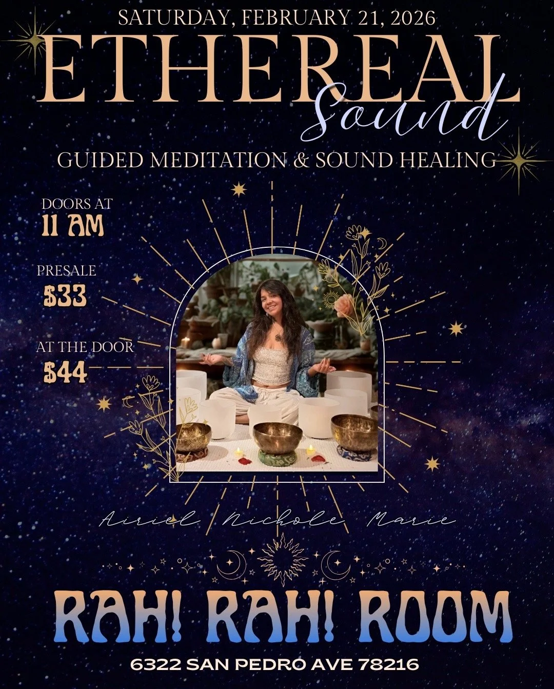 Ethereal Sound-Guided Meditation & Sound Healing-Live at Rah! Rah! Room