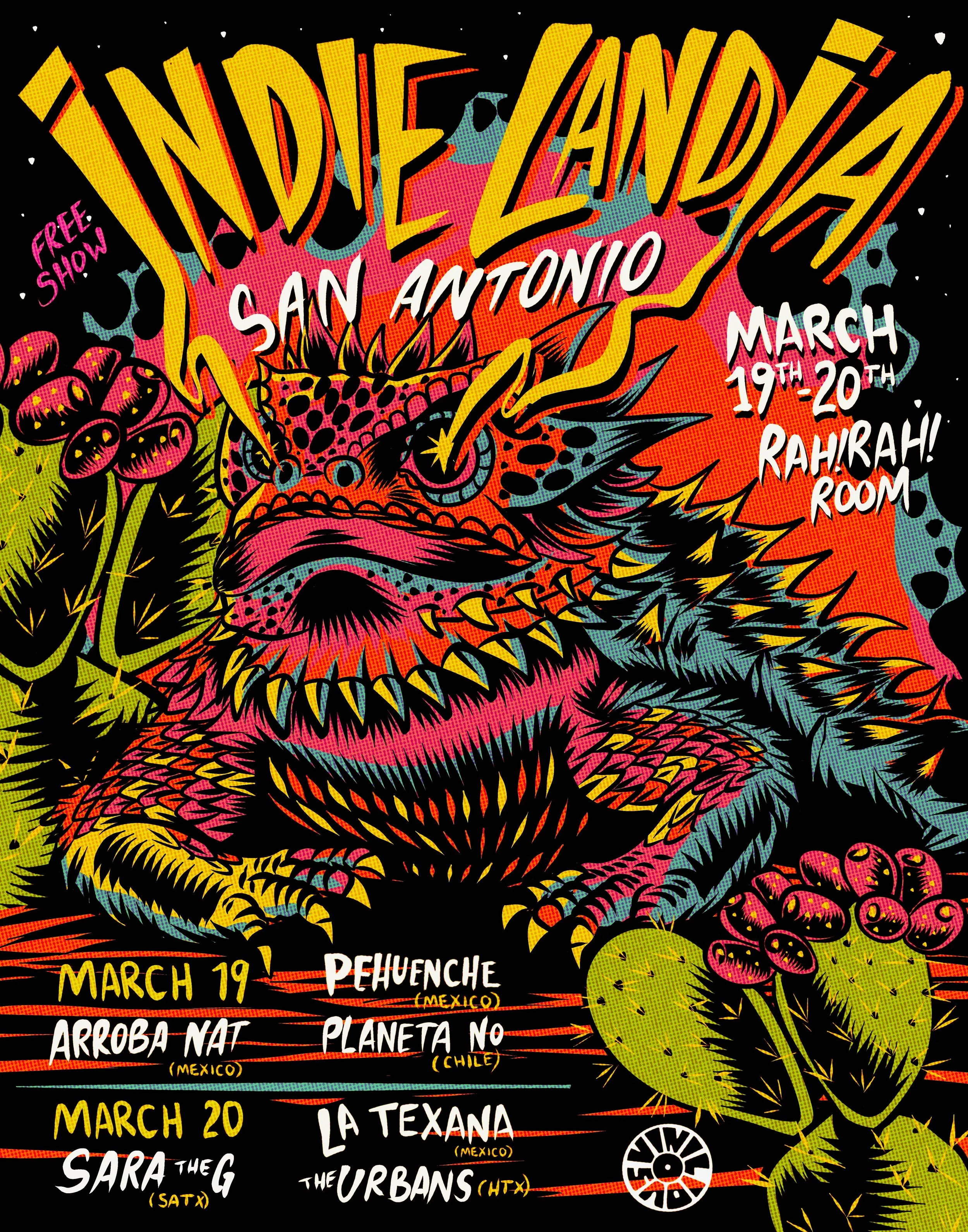 Vinilious Presents-Indie Landia - Live at Rah! Rah! Room