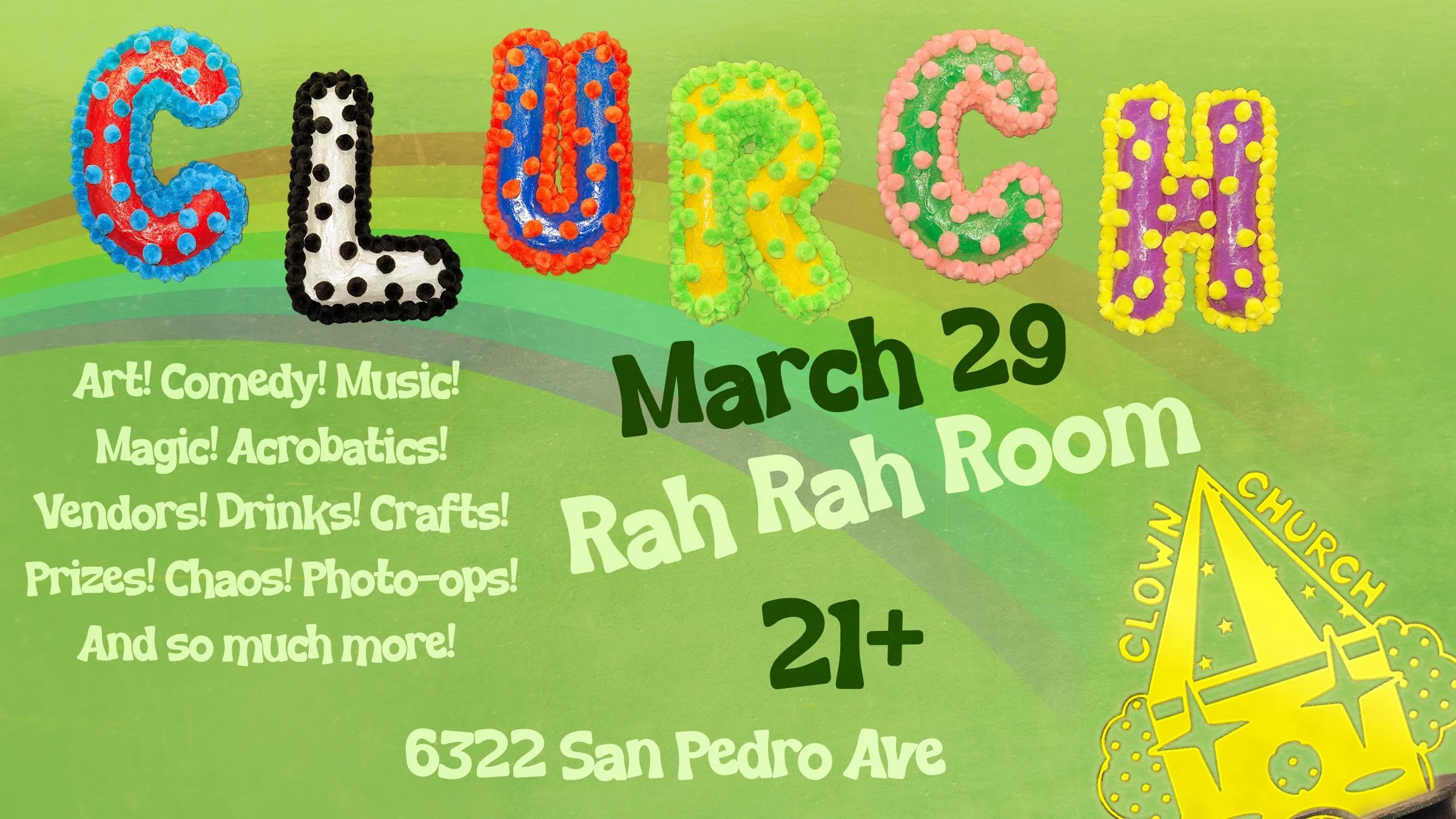 Clown Church Variety Show- Live at Rah! Rah! Room