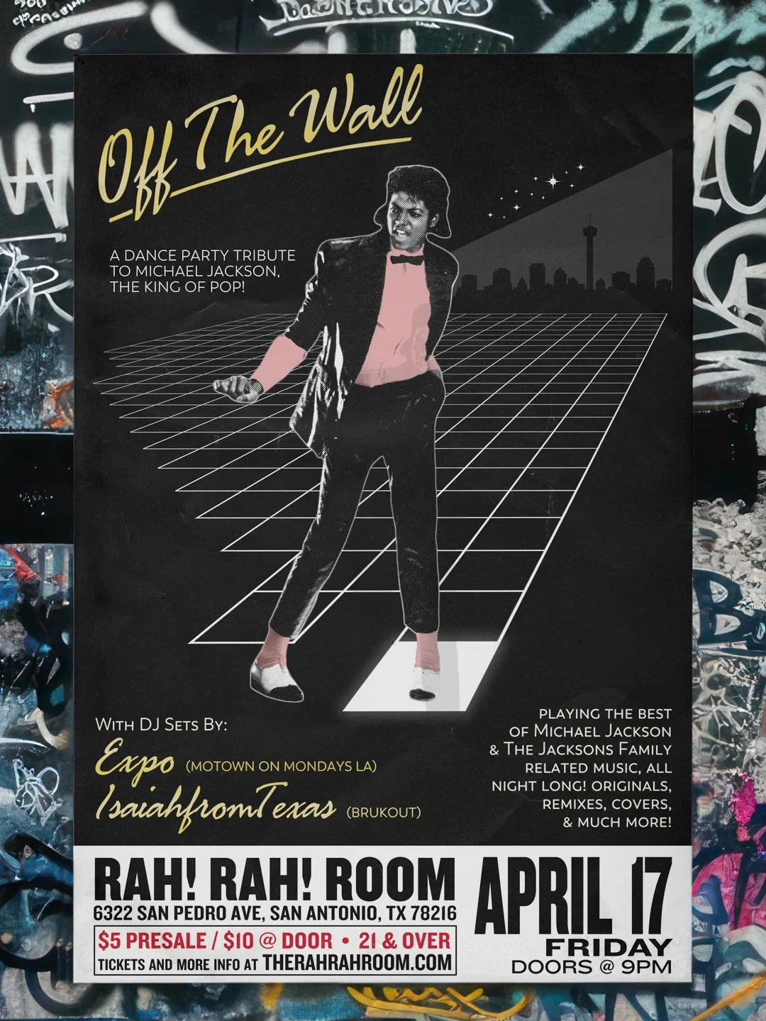 OFF THE WALL: A Dance Party Tribute to Michael Jackson — Live at Rah! Rah! Room