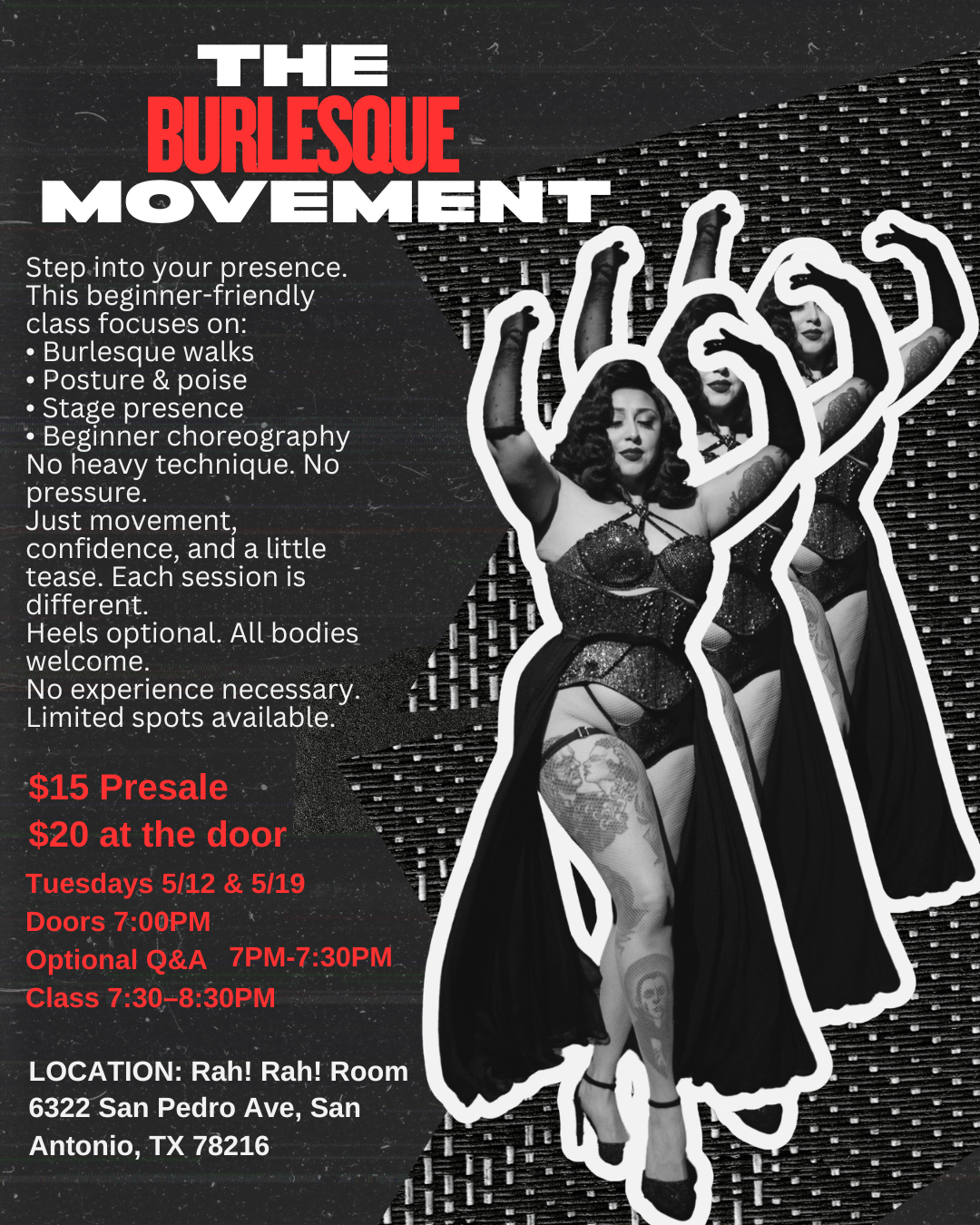The Burlesque Movement- Live at Rah! Rah! Room