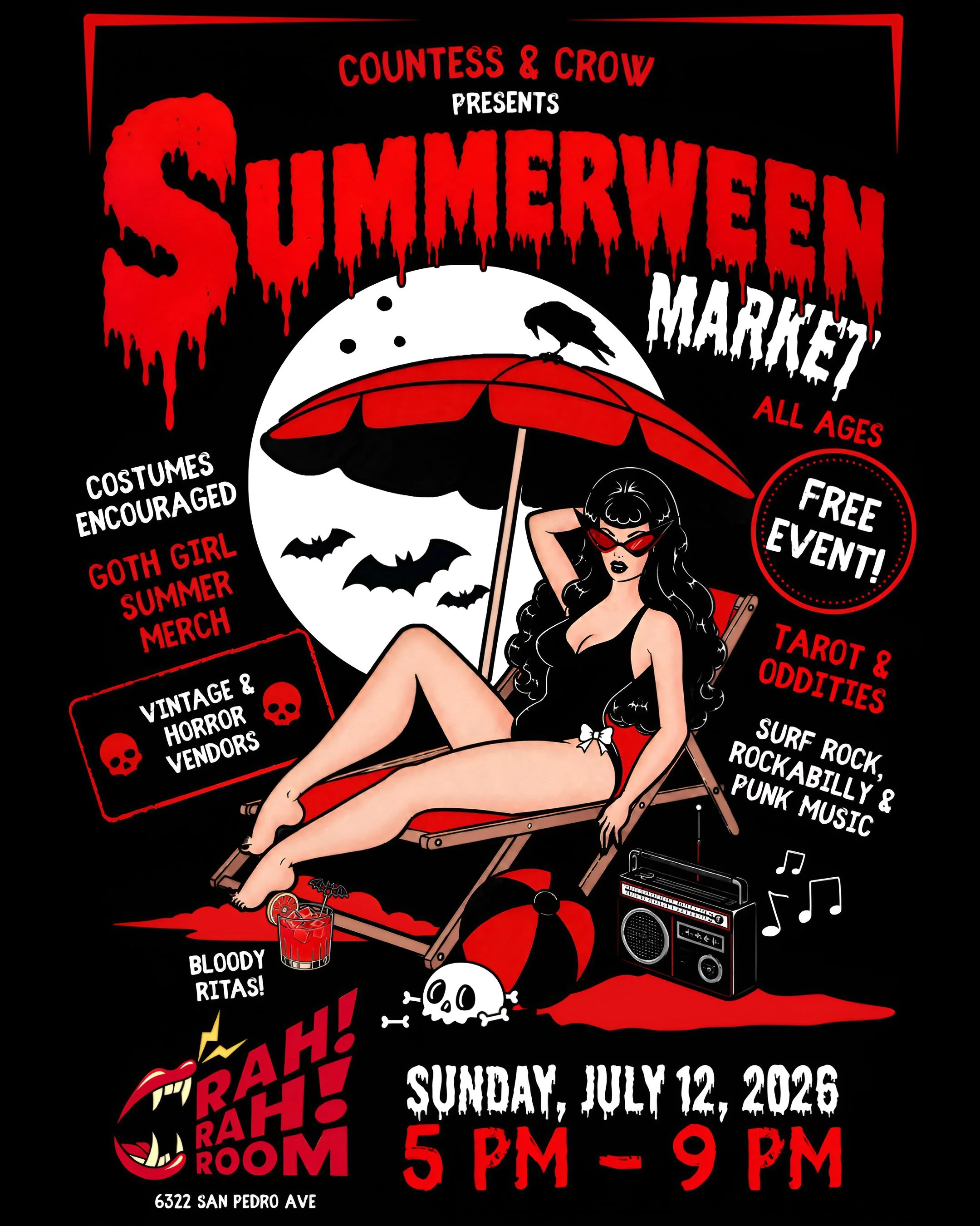 Summerween Market- Live at Rah! Rah! Room