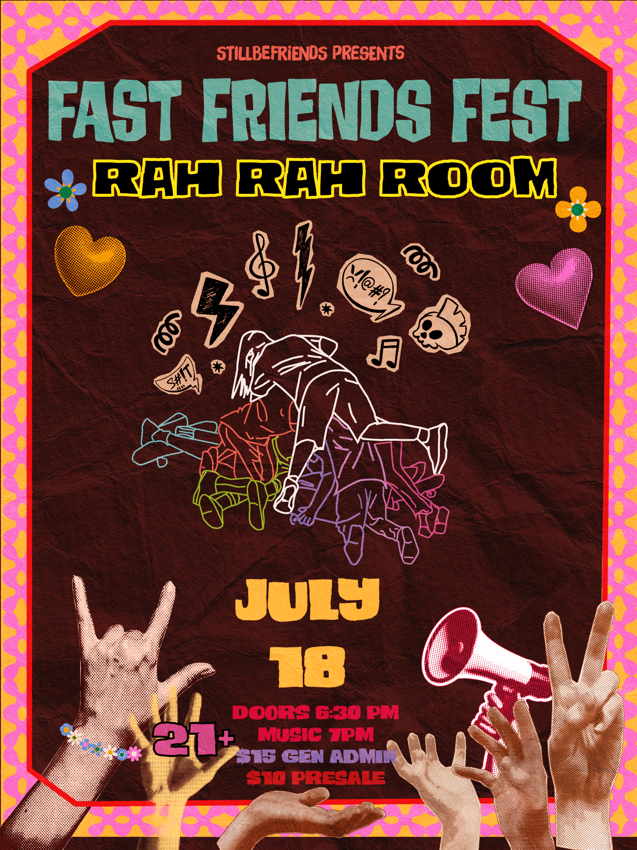 Stillbefriends presents FAST FRIENDS FEST — Live at Rah! Rah! Room