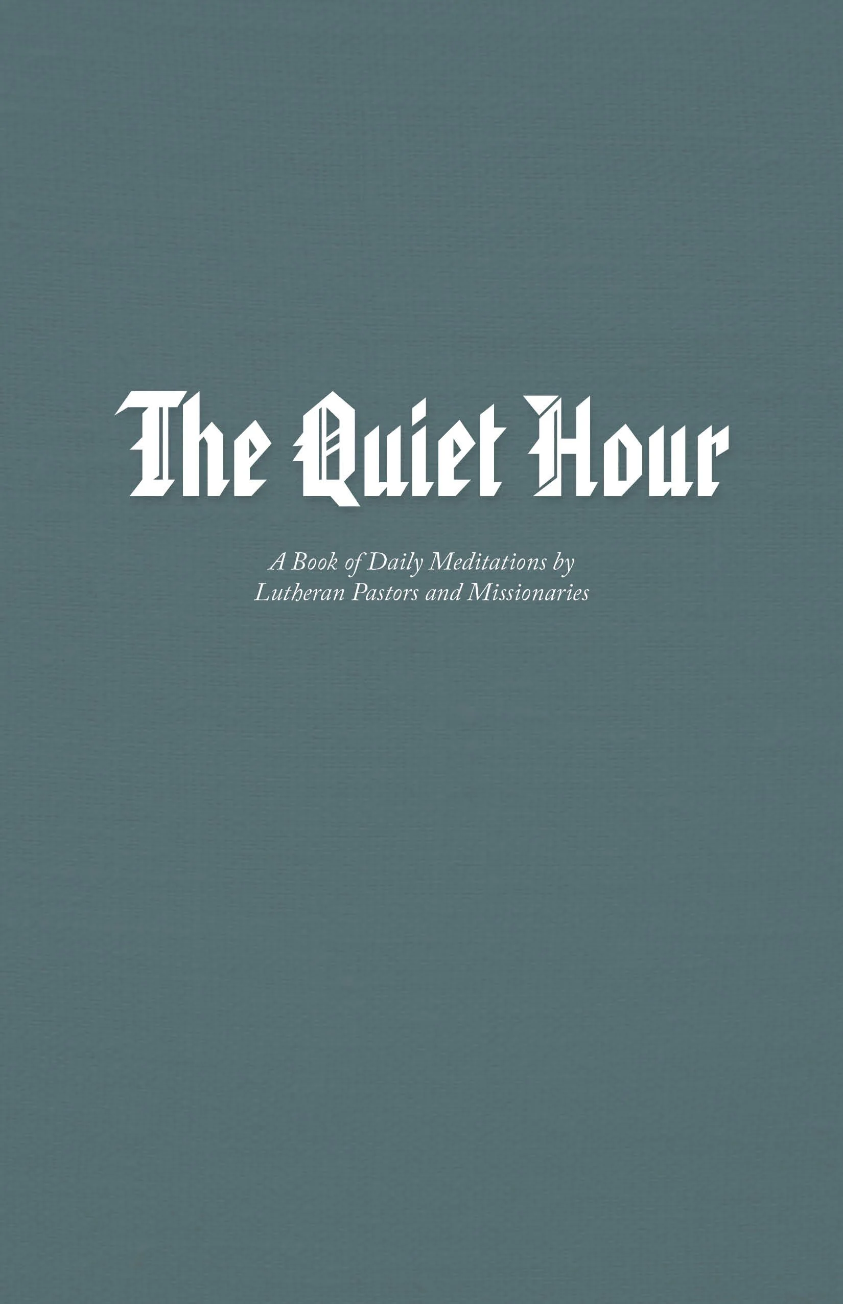 The Quiet Hour - Cover.jpg