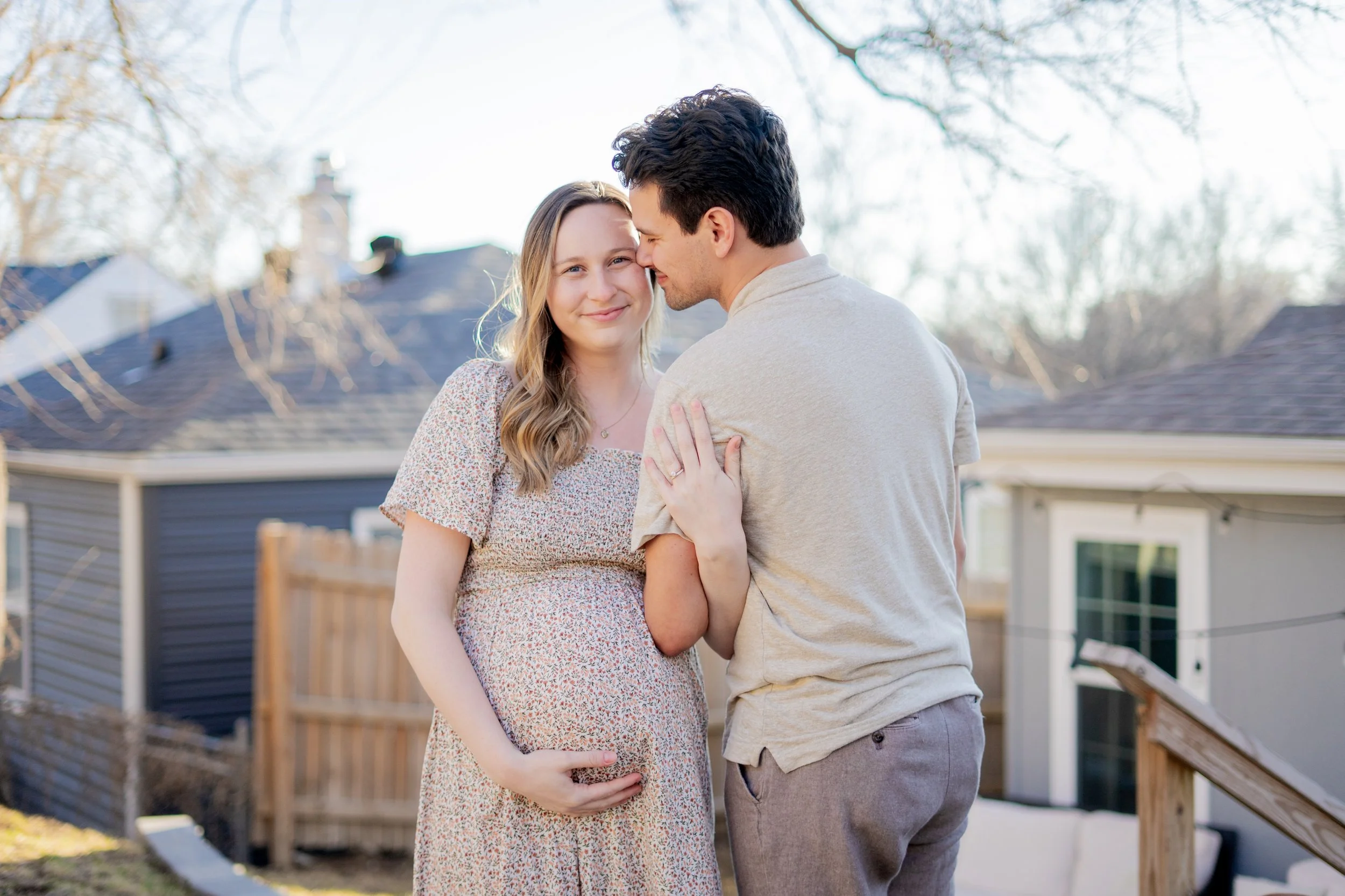 Pregnancy photoshoot in Omaha, NE.