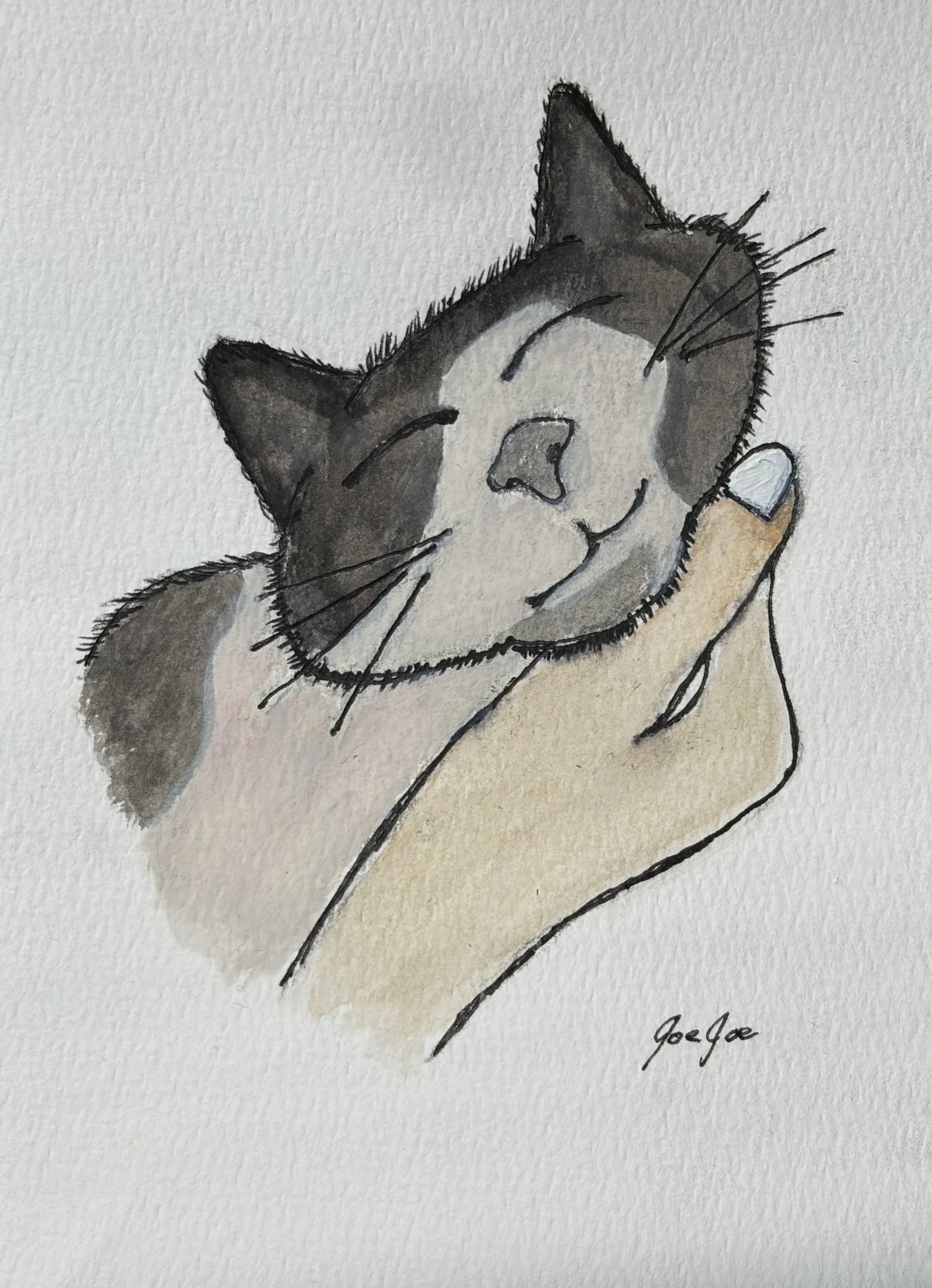 Kitty Cuddle Card