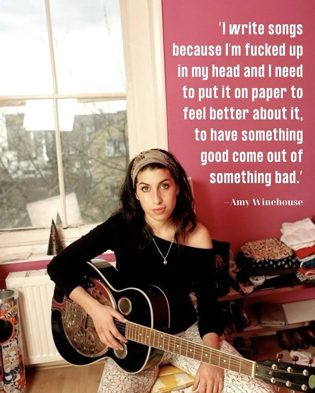Amy was self-destructive as shit. AND, she was a FORCE of nature. A living contradiction (we&rsquo;re still in the season of duality, what did you expect?). 

Last week, while re-listening to &ldquo;Back to Black, I was struck by how much she allowed