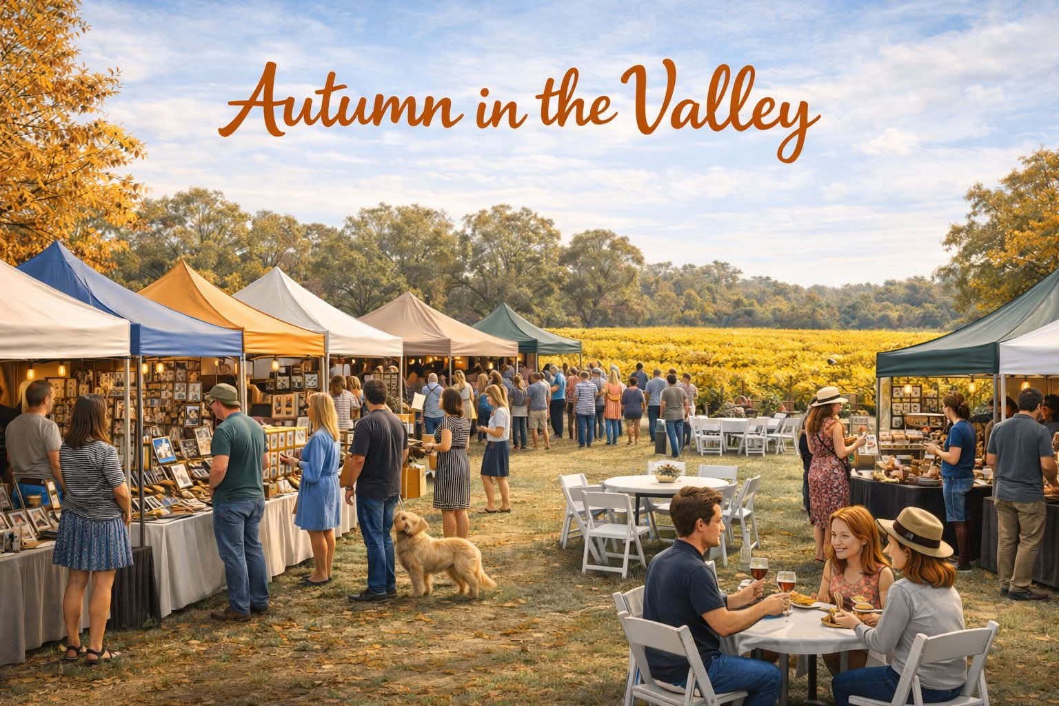 Autumn in the valley market