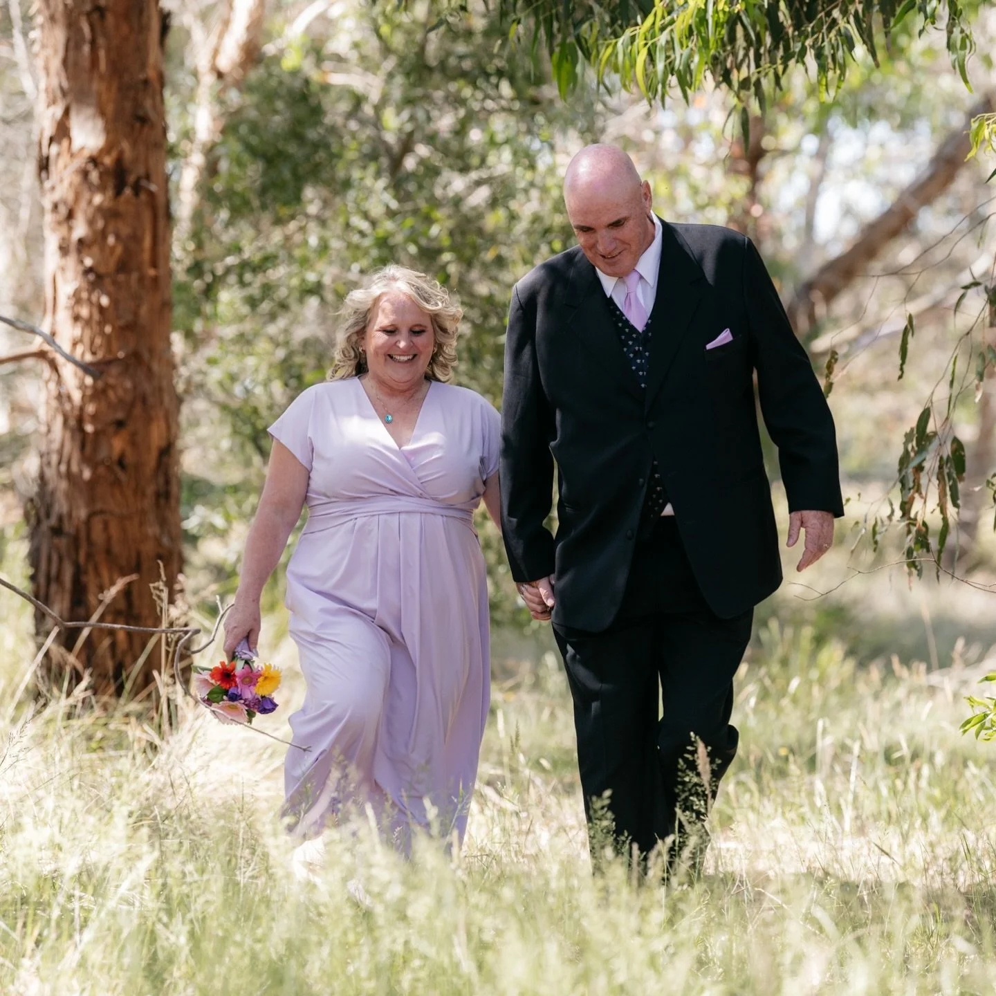 A couple of days before Christmas last year, Kerry and Mark flew over from Western Australia, via Darwin to tie the knot at Kerry&lsquo;s family home. An intimate bunch of family and friends attended, as well as some of the fur babies who got in on t