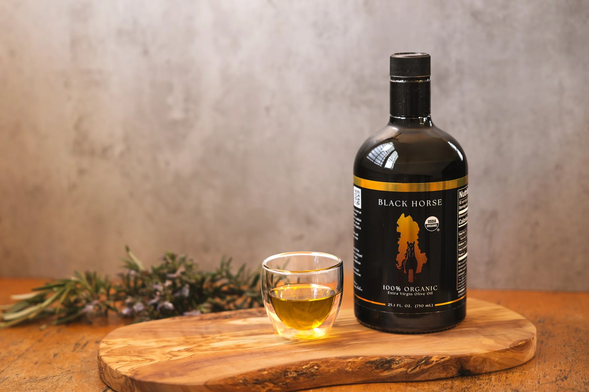 Signature Gold Label — 100% Organic Extra Virgin Olive Oil (EVOO) -750 mL