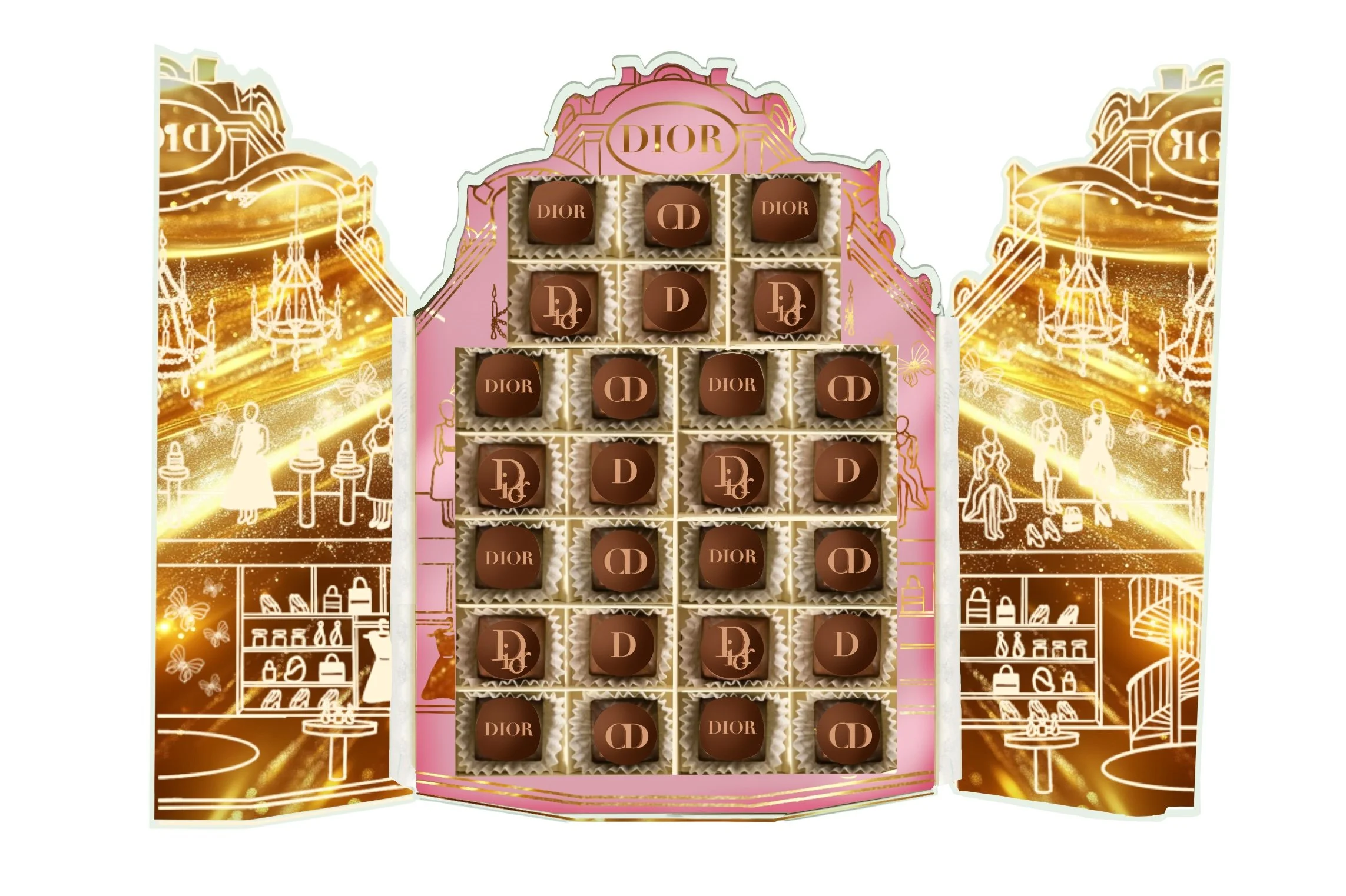 Dior Chocolate Box & Wine Bottle Packaging Concept
