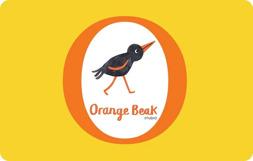 Yellow background with the Orange Beak Opportunity logo on top.