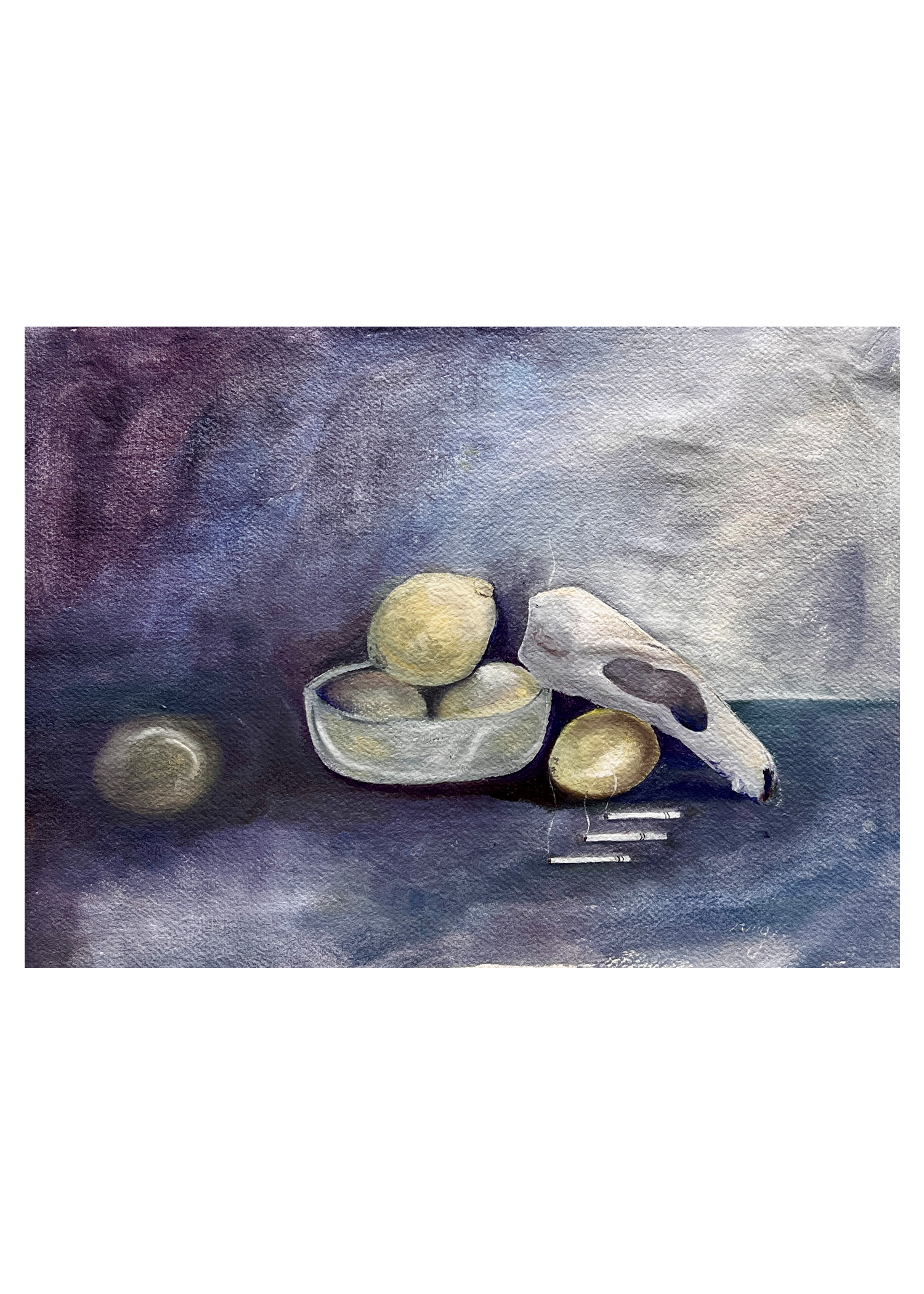lemon and skull still life _ oil painting on paper_ 2026.png