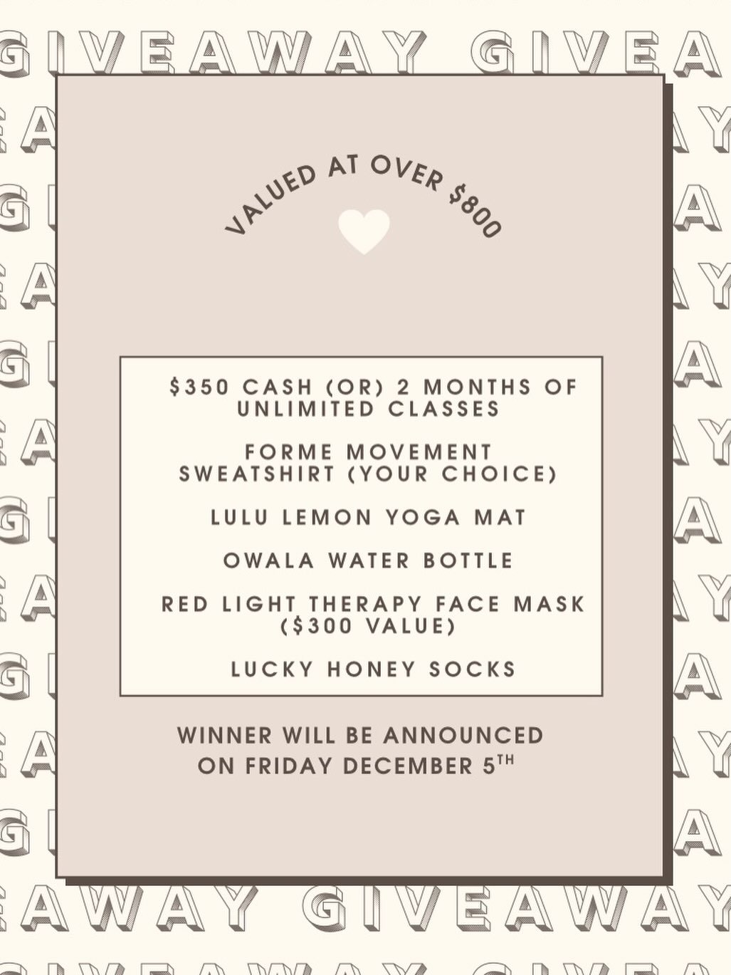 In the spirit of giving thanks, I&rsquo;m excited to launch a Thanksgiving Community Giveaway as a small way to say thank you for your support over these past 6 month. 

To Enter:
✔️ Make sure you follow my page 
✔️ Like this post
✔️ Tag friends or f