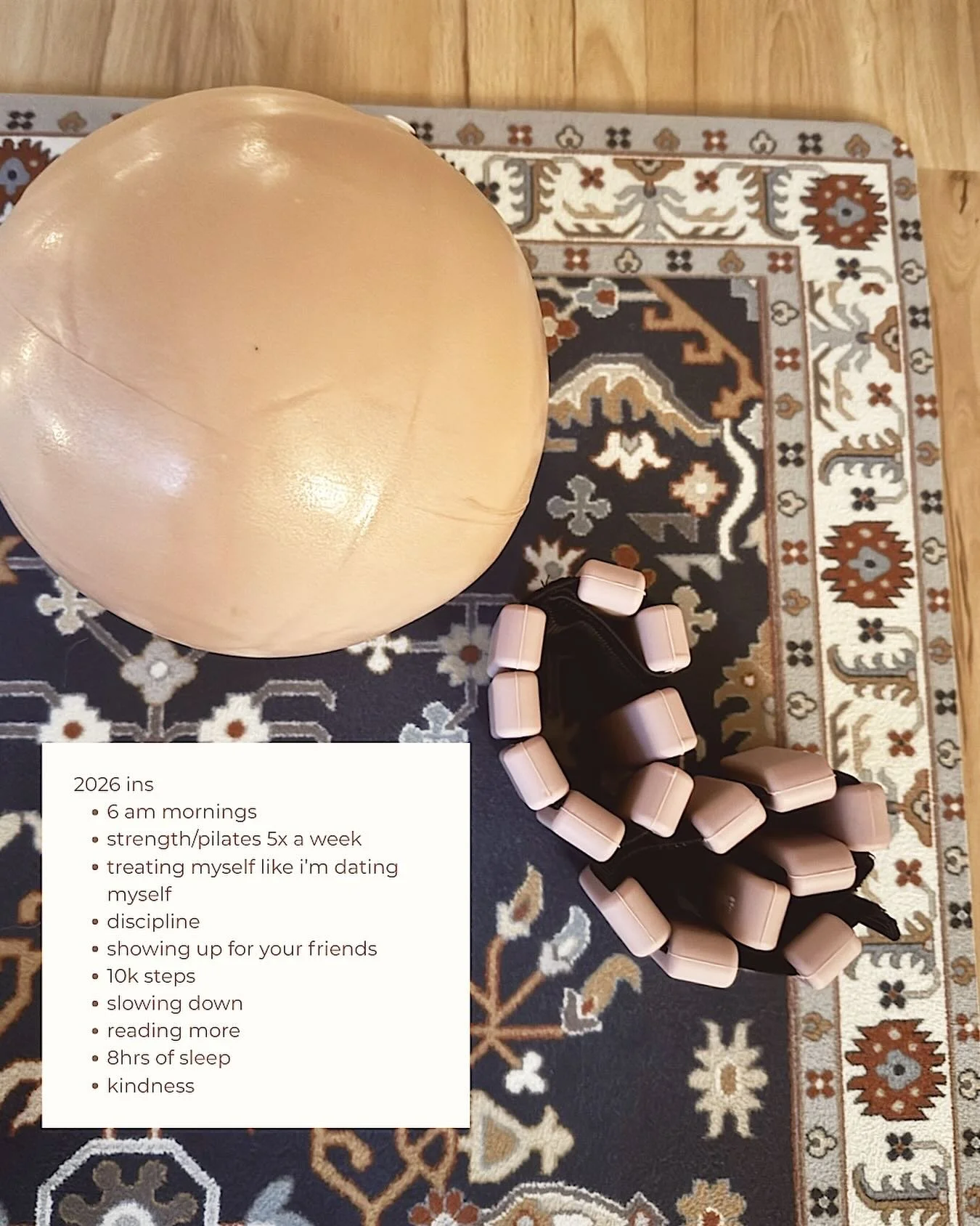 10k steps. 5x movement. 8 hours of sleep.

&amp; a studio that helps you keep the promises you make to yourself🤎