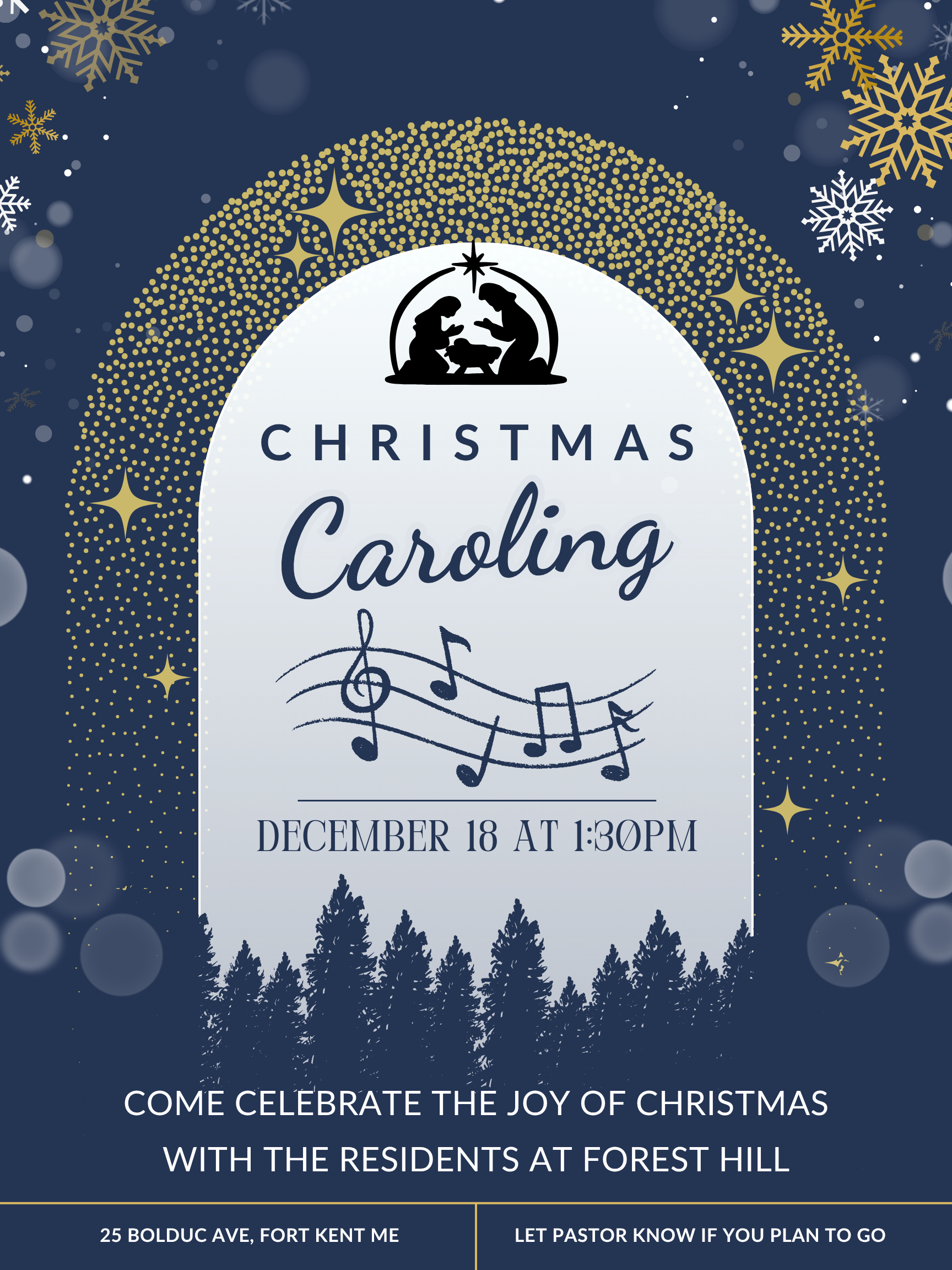Christmas Caroling at Forest Hill