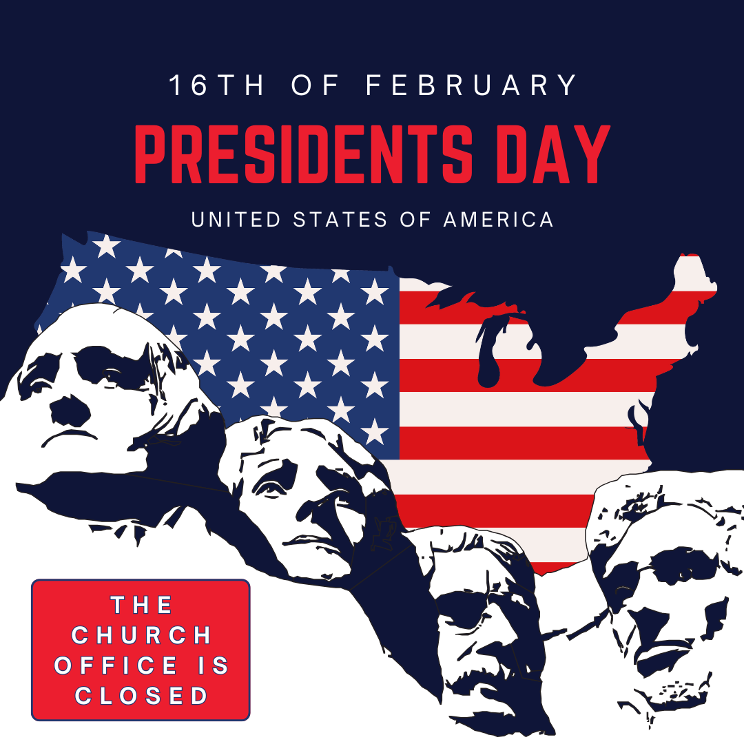 Church Office Closed for Holiday