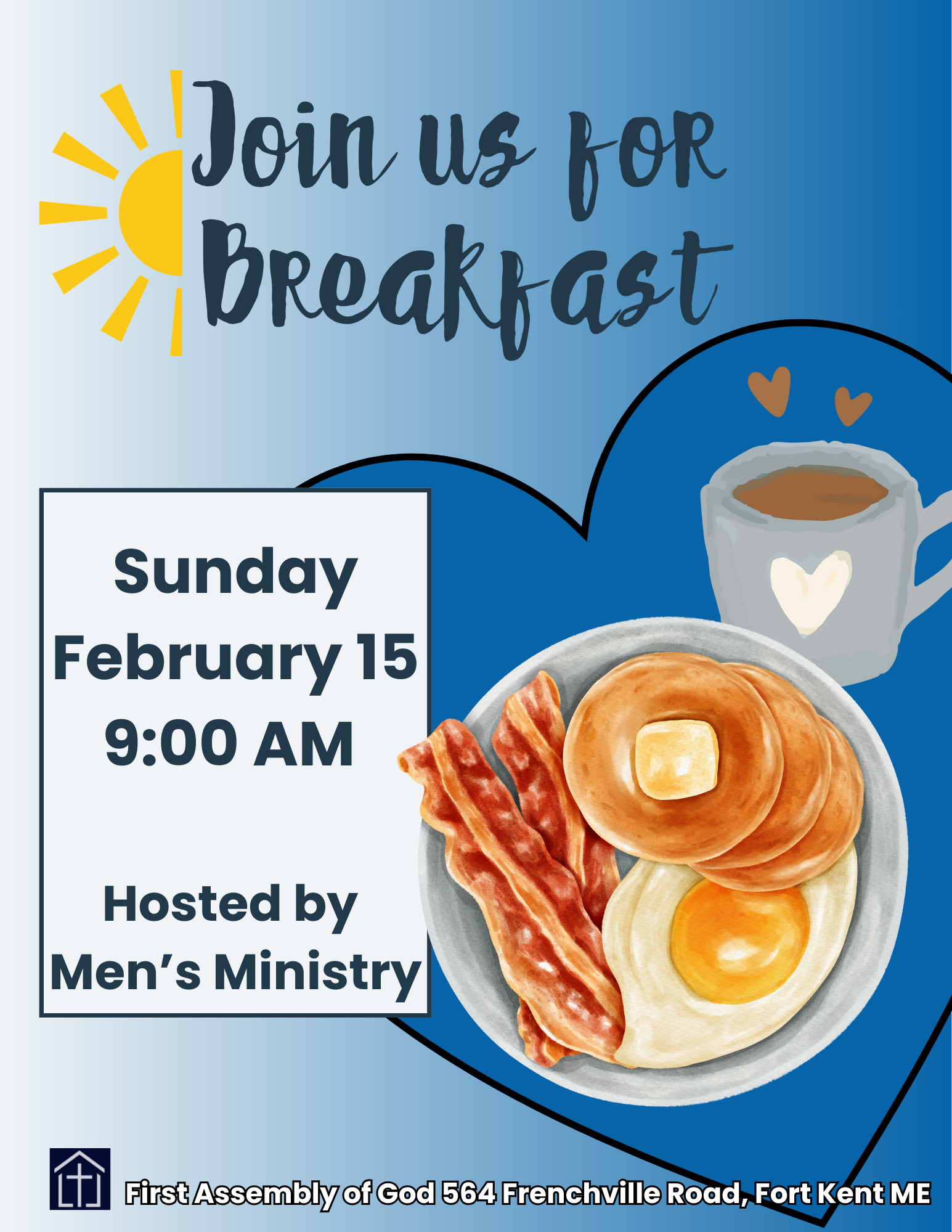 Breakfast- hosted by Men's Ministry