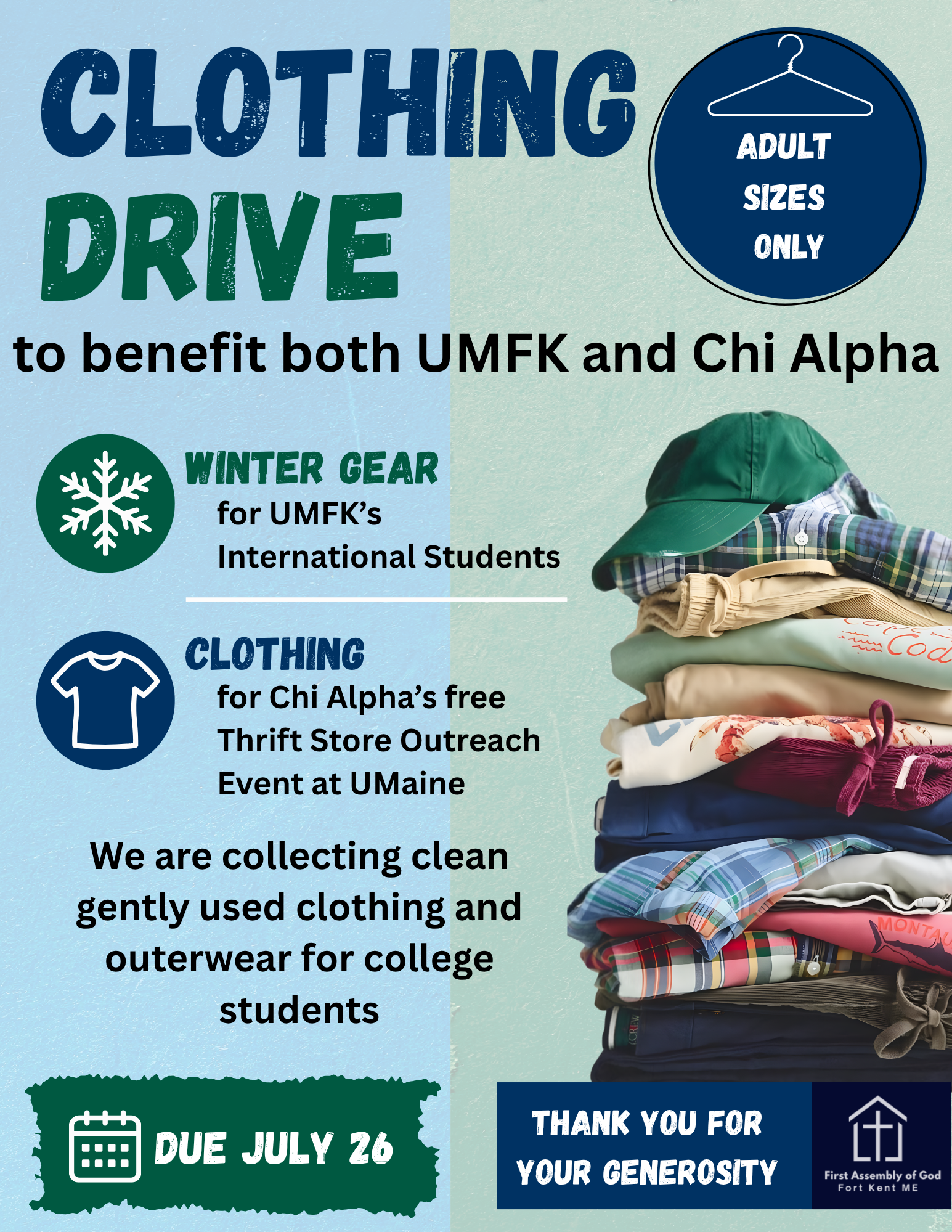 Clothing Drive