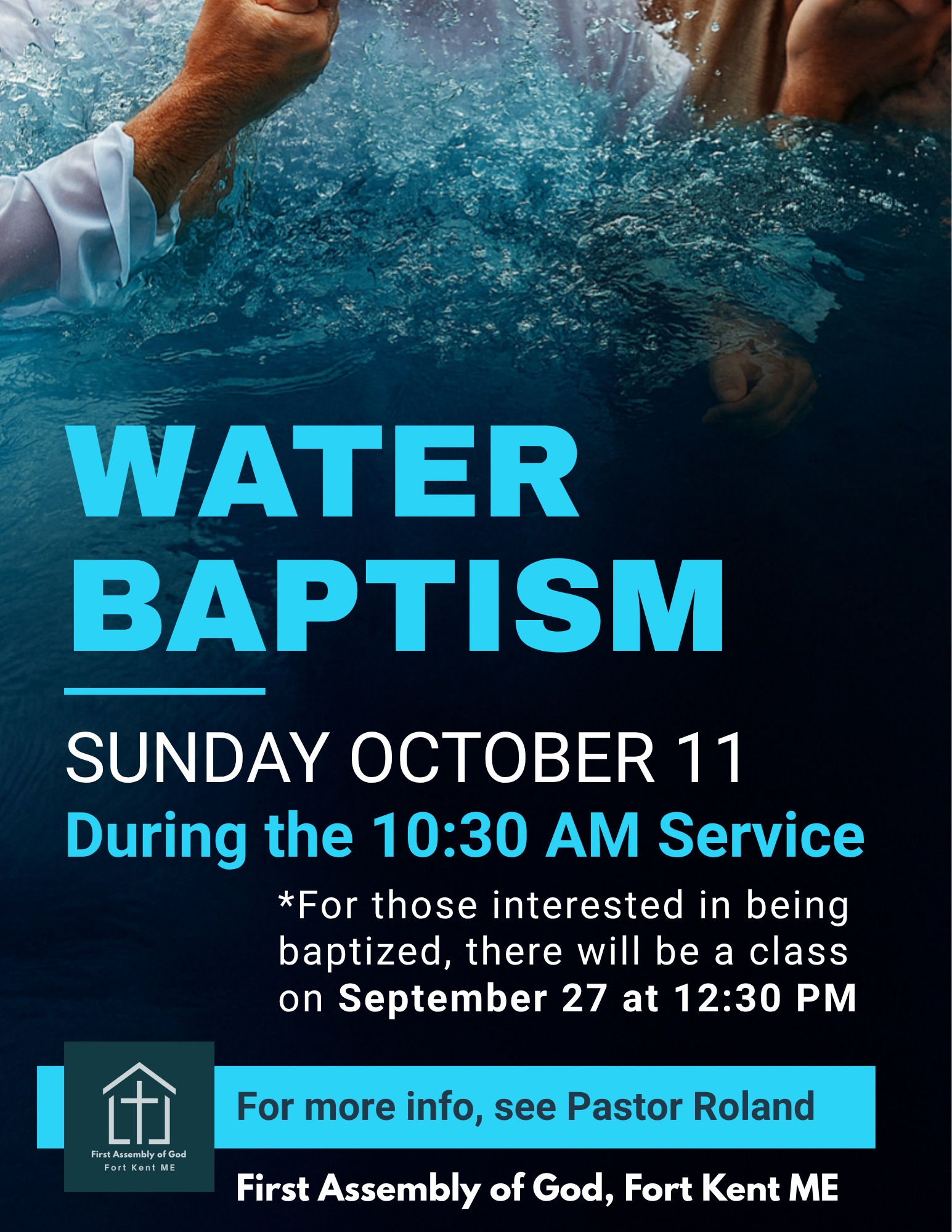 Class for Water Baptism