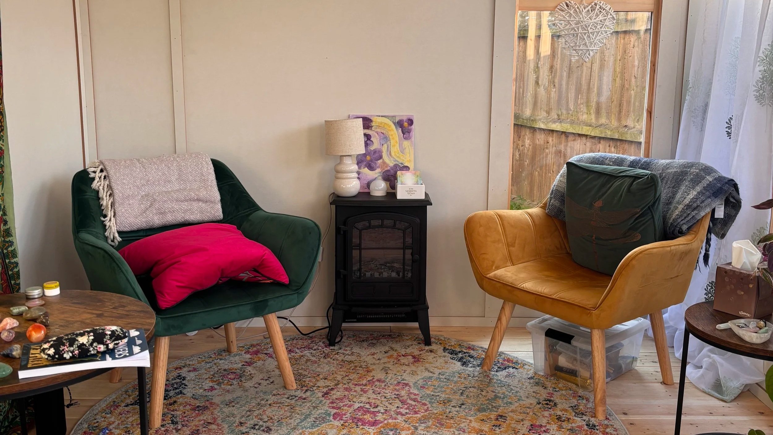 Somatic Harmony Healing's therapeutic space for healing, therapy, and yoga