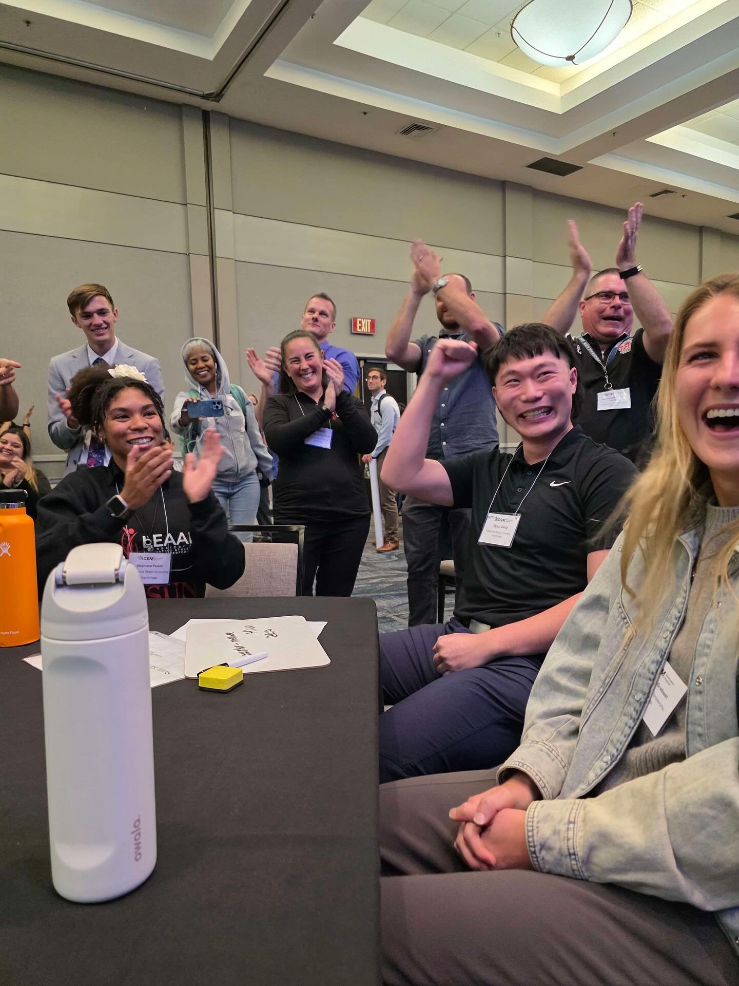GOLD Lab had a successful first day at the @swacsm conference. From posters 📊 to Jeopardy wins🏆, GOLD Lab did it all! More to come on day two&hellip;

#kinesiology #biomechanics #acsm #csun