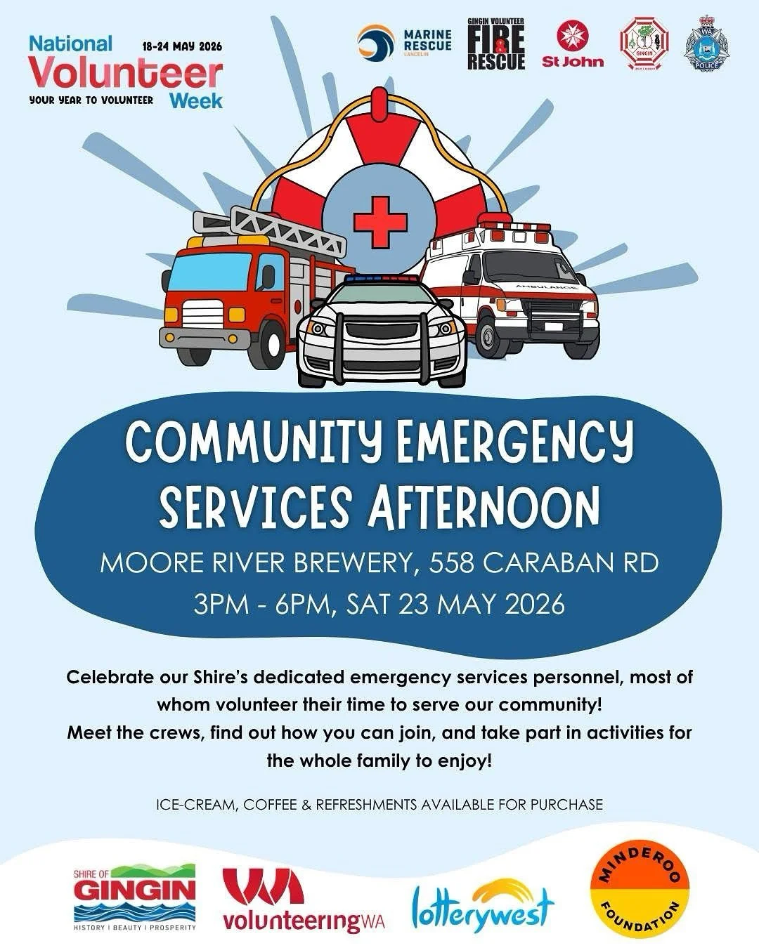 Community Emergency Services afternoon at the Brewery 