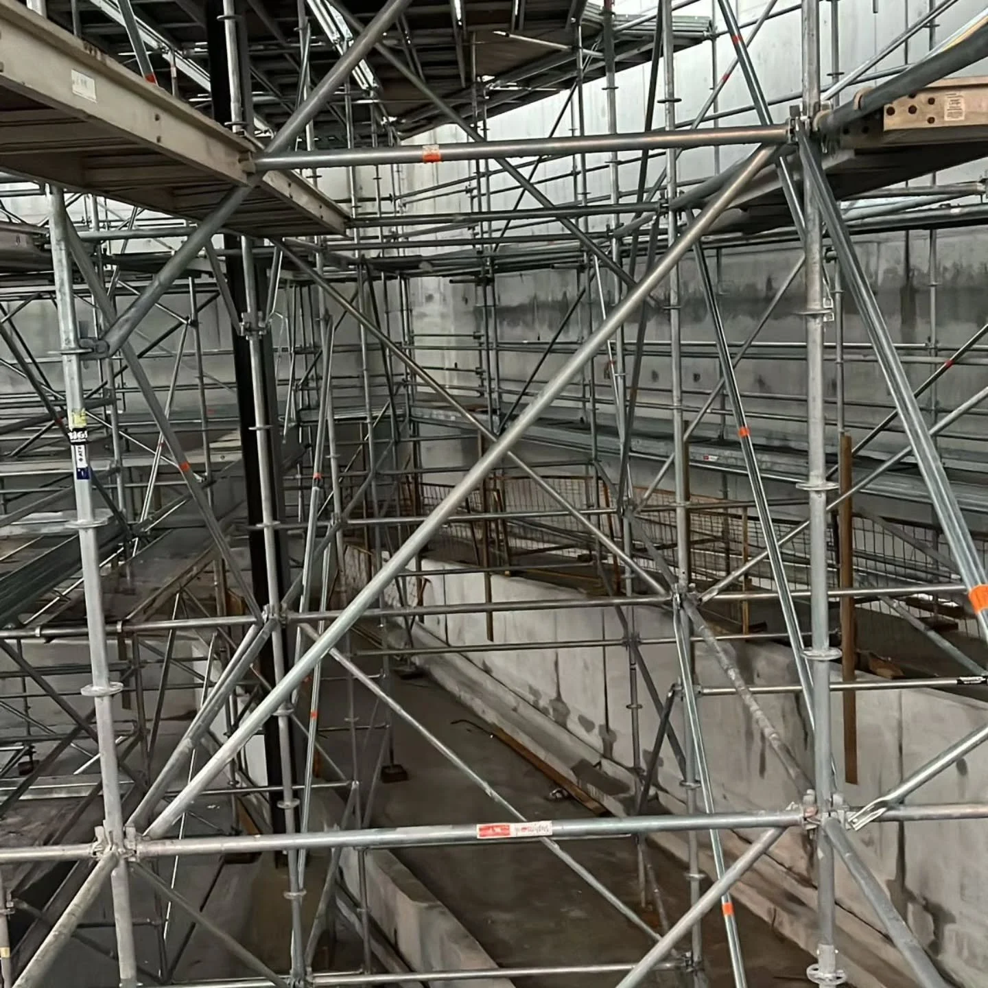 Custom curtain wall and skylight access.