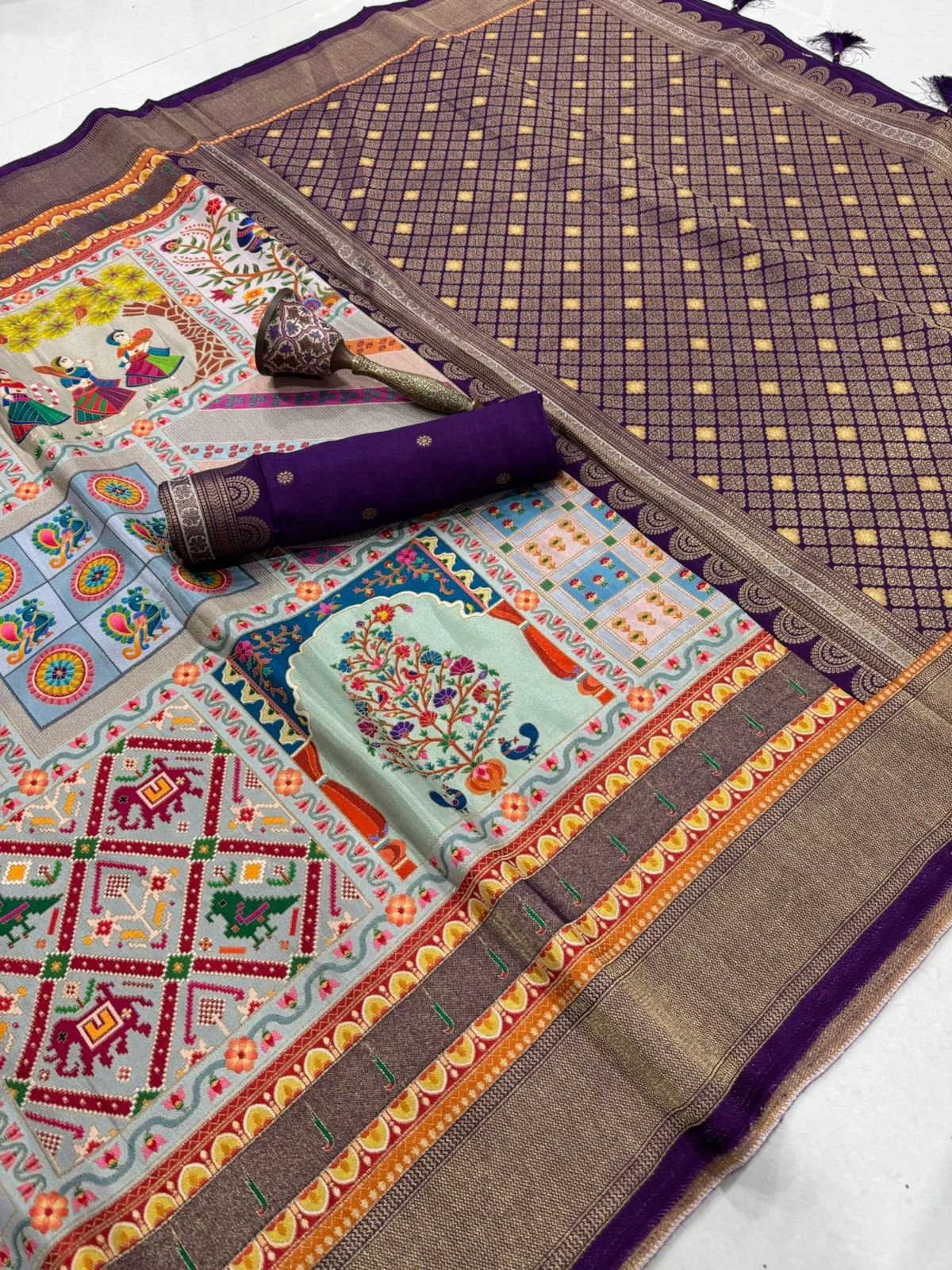 A1007 - 112 - Gajji Puresilk Pashmina Saree.JPG