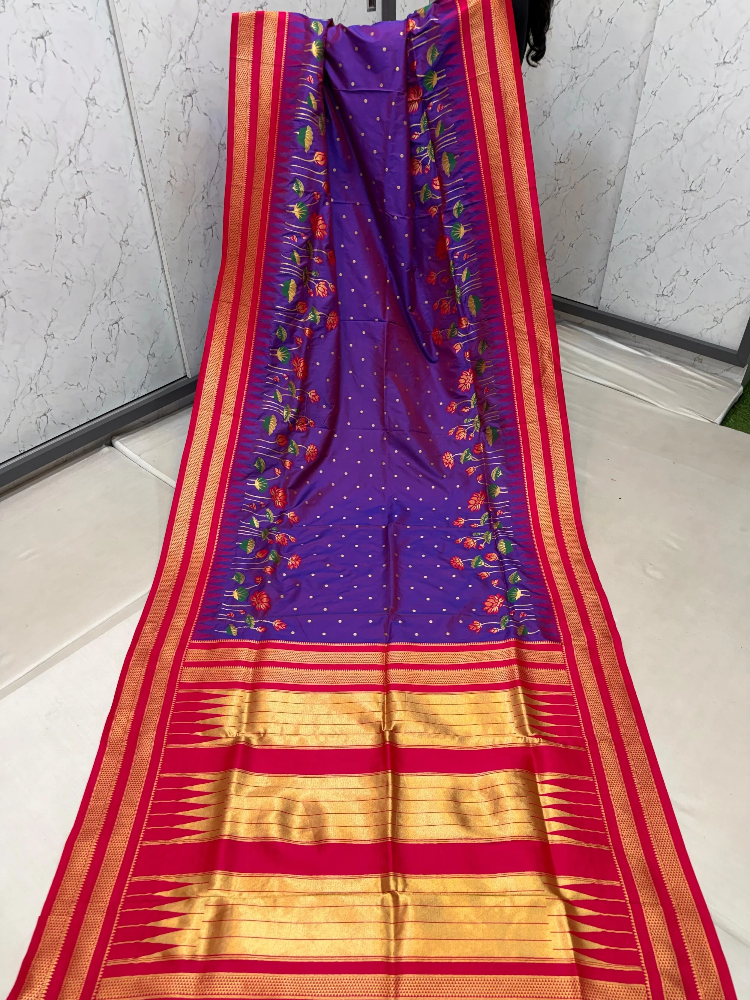 A1332 - 72 Kalamkari Irkal Paithani.JPG