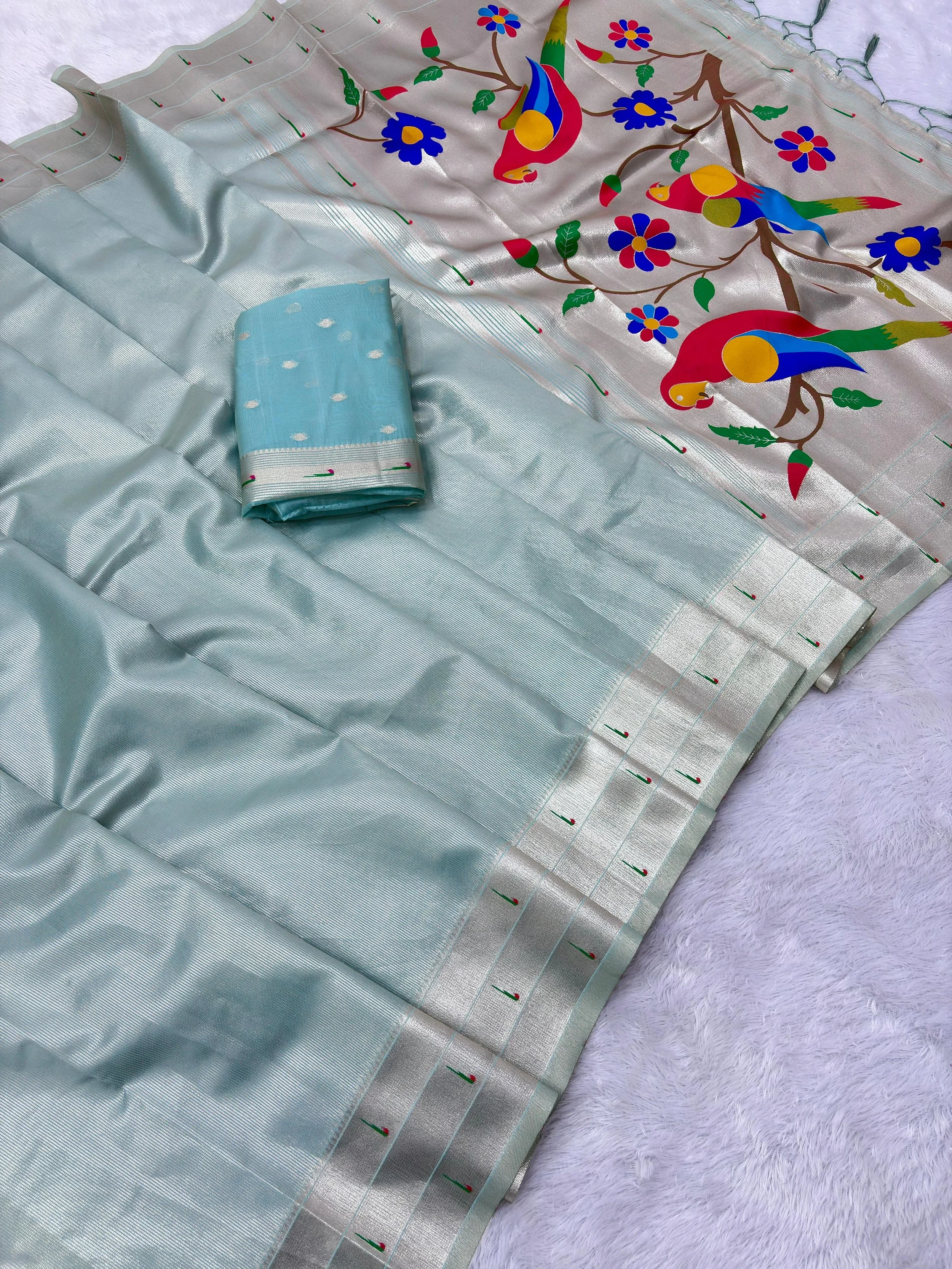 A1114 - 55 Heavy Tissue Paithani saree (3).JPG