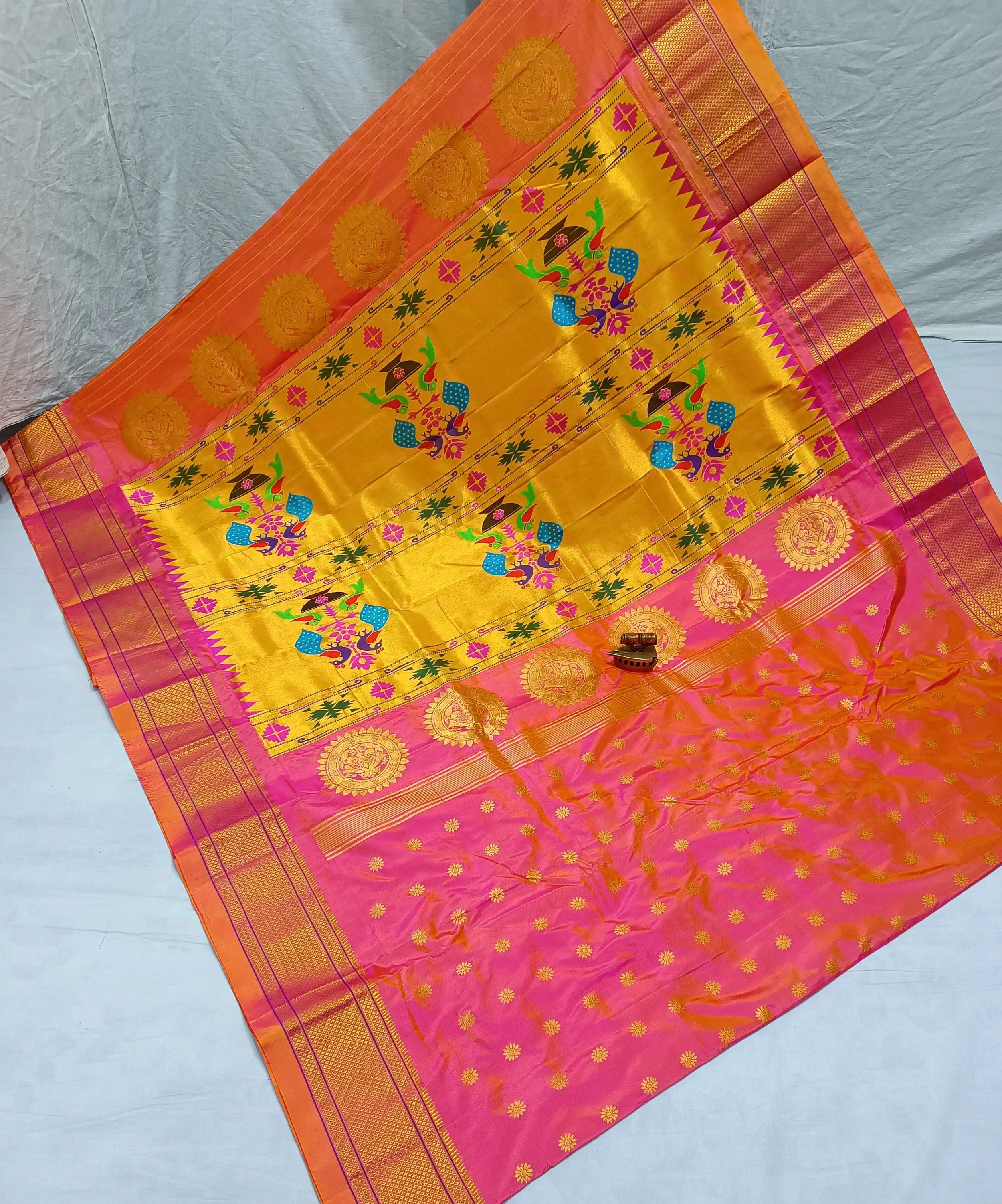 Pure Silk Kalanjali Paithani (SOLD)